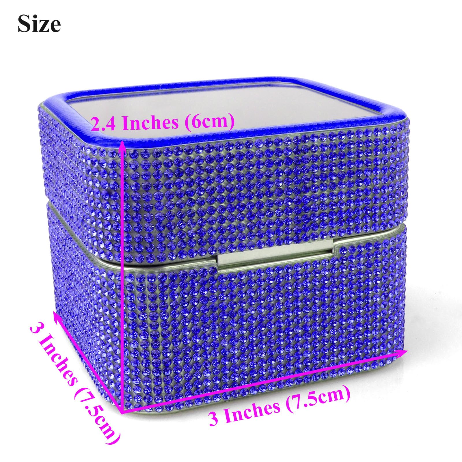Cellentool Efile - Soporte para brocas de uñas con diamantes de imitación, organizador de brocas de uñas, 30 agujeros, caja de almacenamiento portátil a prueba de polvo para herramientas de manicura