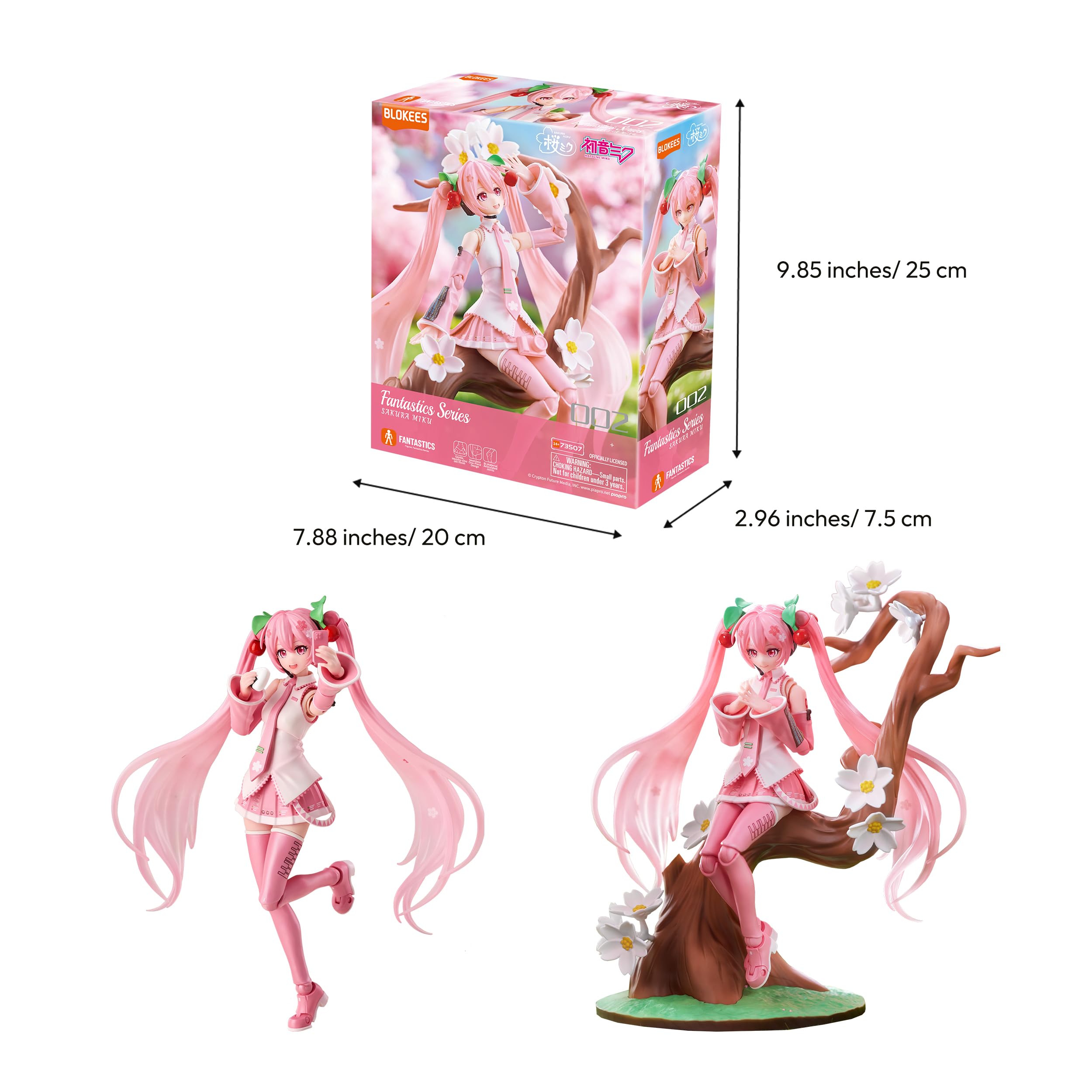 BLOKEES Fantastics Series - Sakura Miku : Amazon.ca: Toys & Games