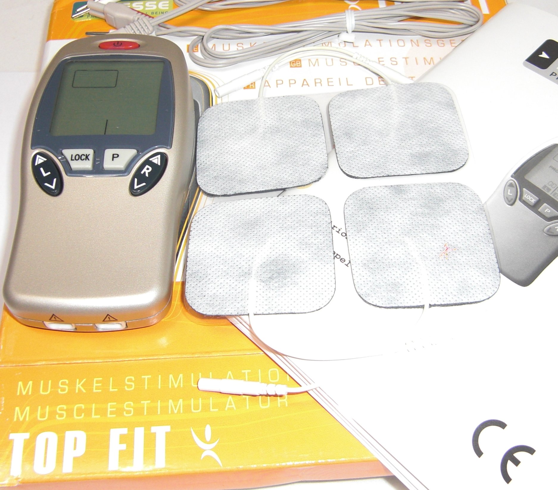TOP FIT FINESSE EMS TENS Wellnes Gerät Muskel Trainer Muskelstimulationsgerät Muskelaufbau