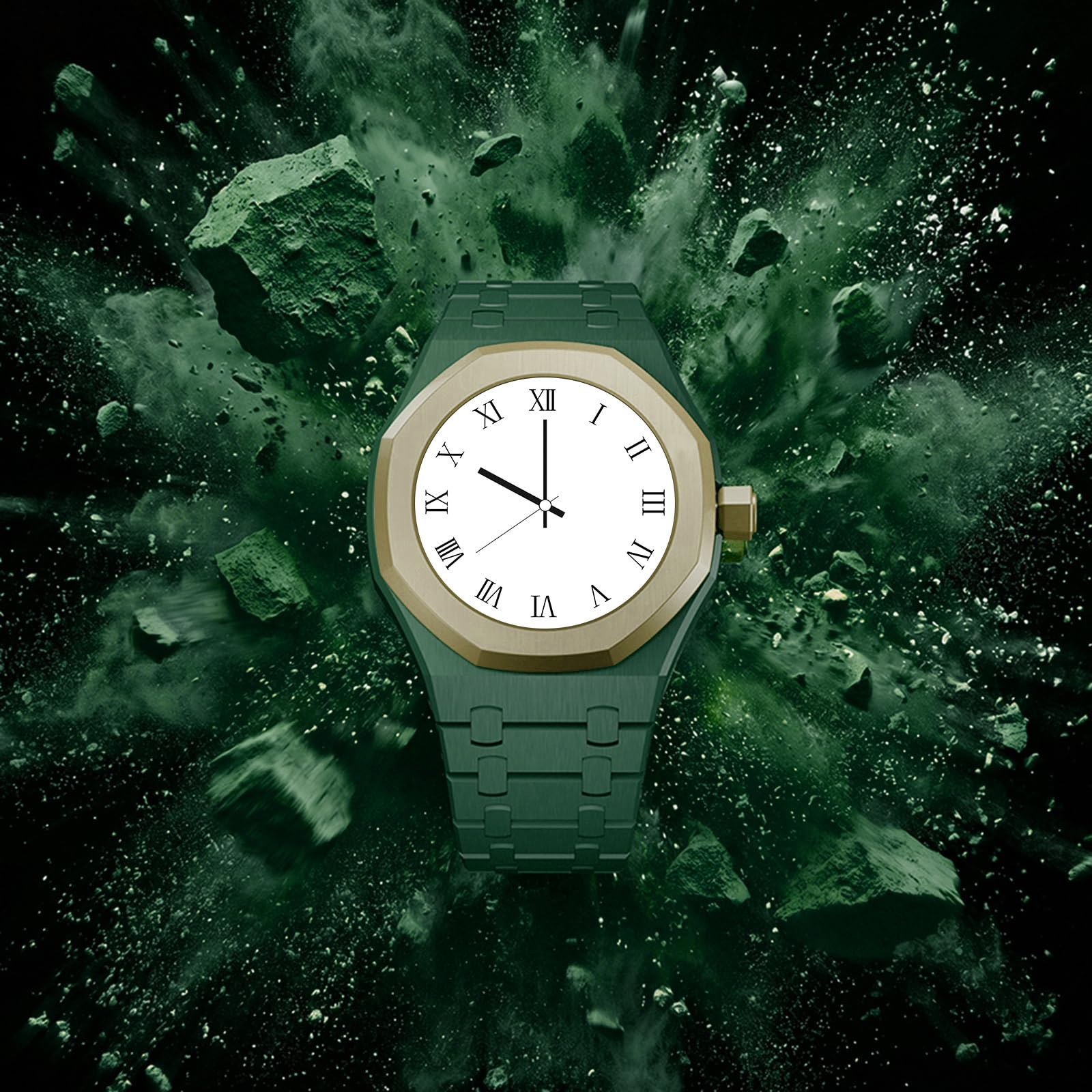 Pasek do zegarka Swatch X Royal Pop z biomateriału, regulowany, dla mężczyzn i kobiet | KOMPATYBILNY Z Swatch Royal Pop – regulowany, ceramiczny pasek zapewniający idealne dopasowanie