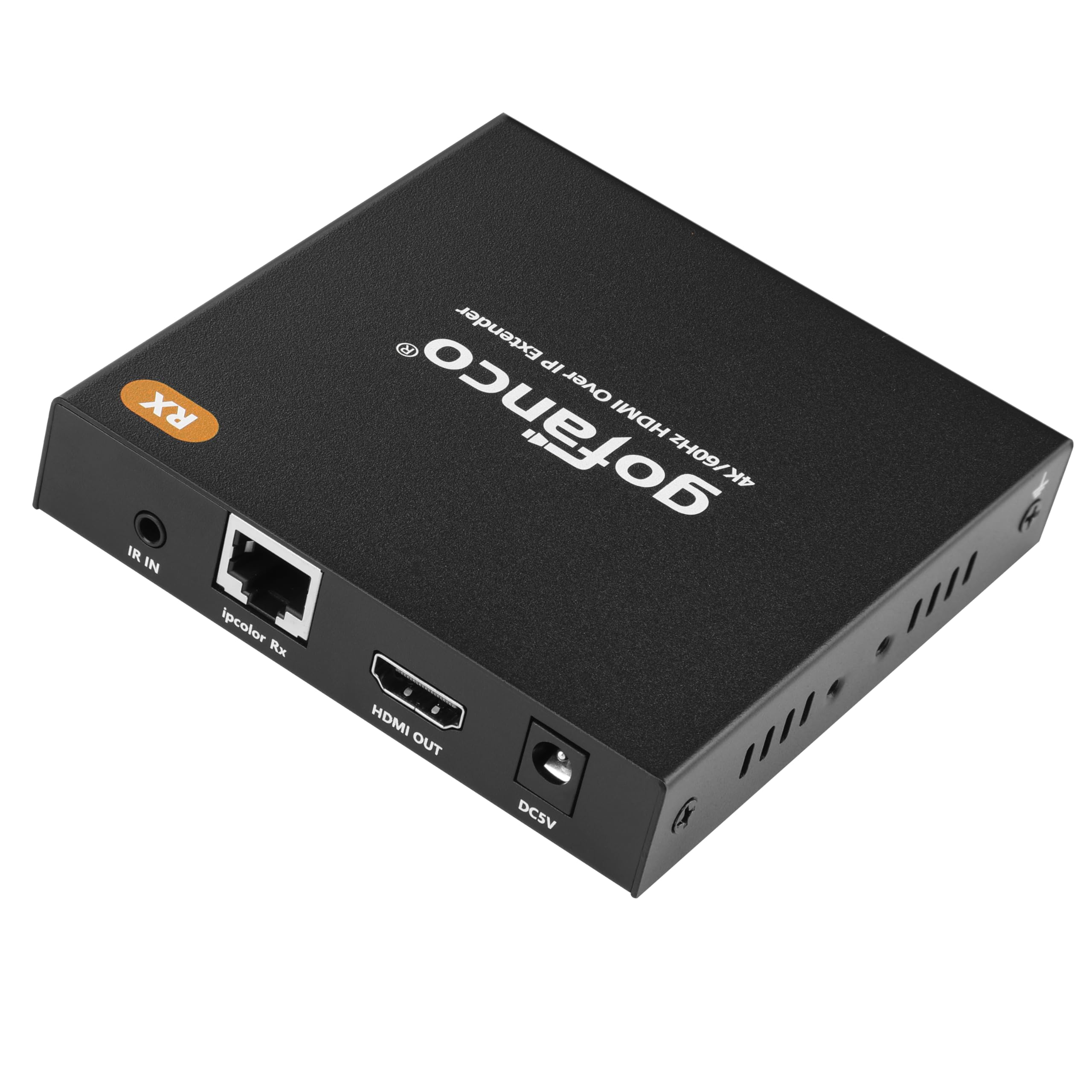 gofanco4K HDMI Extender Over IP Receiver (RX) – Receiver ONLY (Part# HD20Ext1xN-RX) for HD20Ext1xN Kit