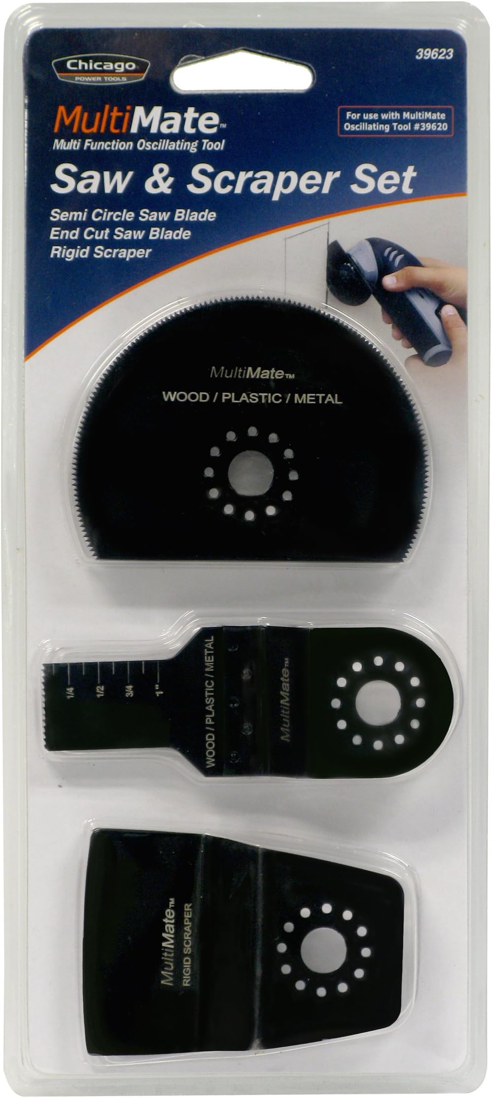 Chicago Power Tool 39623 Multi Saw and Scraper Set