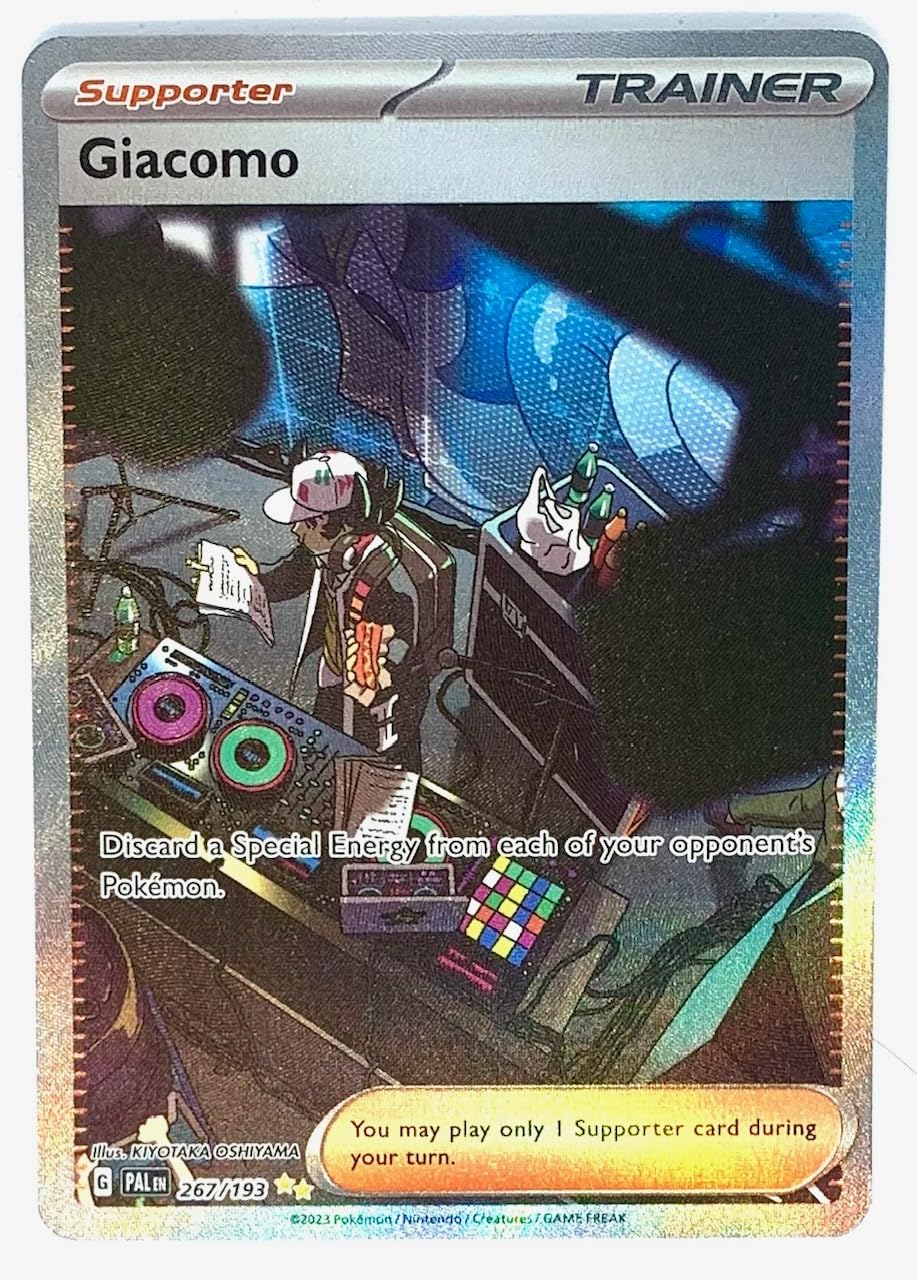 giacomo pokemon card price Amazon.com: Pokemon - Giacomo 267/193 - Paldea Evolved - Special  Illustration Rare