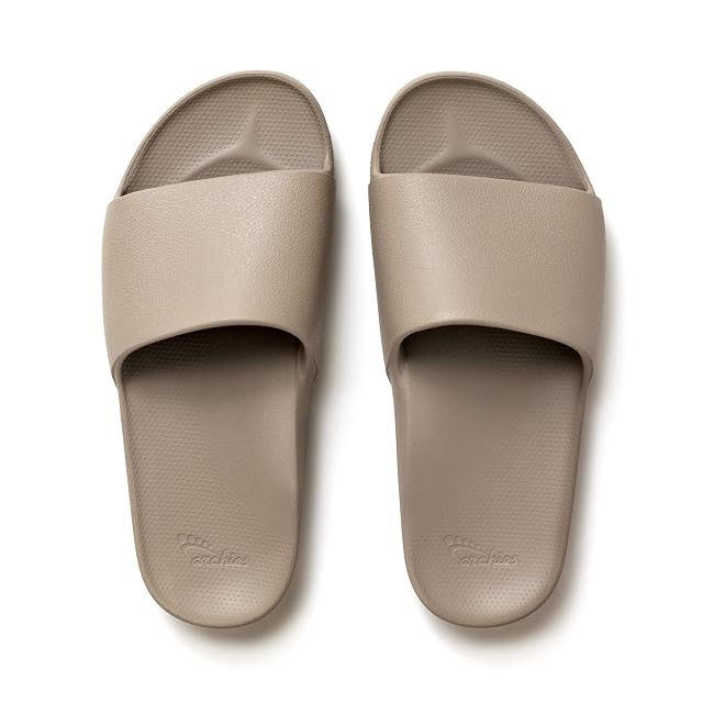 Archies Arch Support Slides Orthotic Recovery Sandals for Plantar Fasciitis Relief Foot Pain Heel Pain Lightweight Cushioned Shock-Absorbing