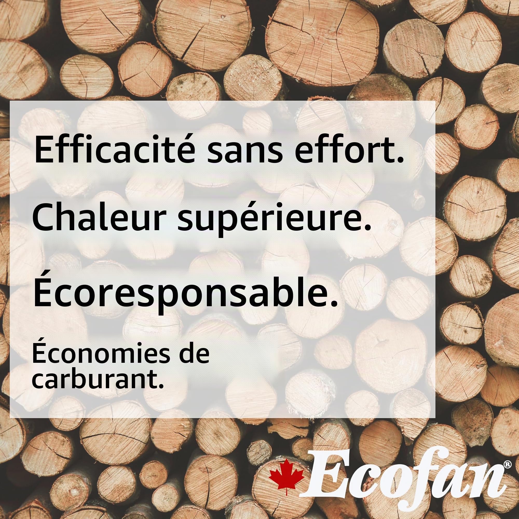 Ecofan AirMax Ventilateur de poêle – Design Classique Puissant – 175 CFM – Idéal pour Poêles à Bois – Ventilateur Thermique pour une Circulation d’Air Efficace & des Économies de Combustible