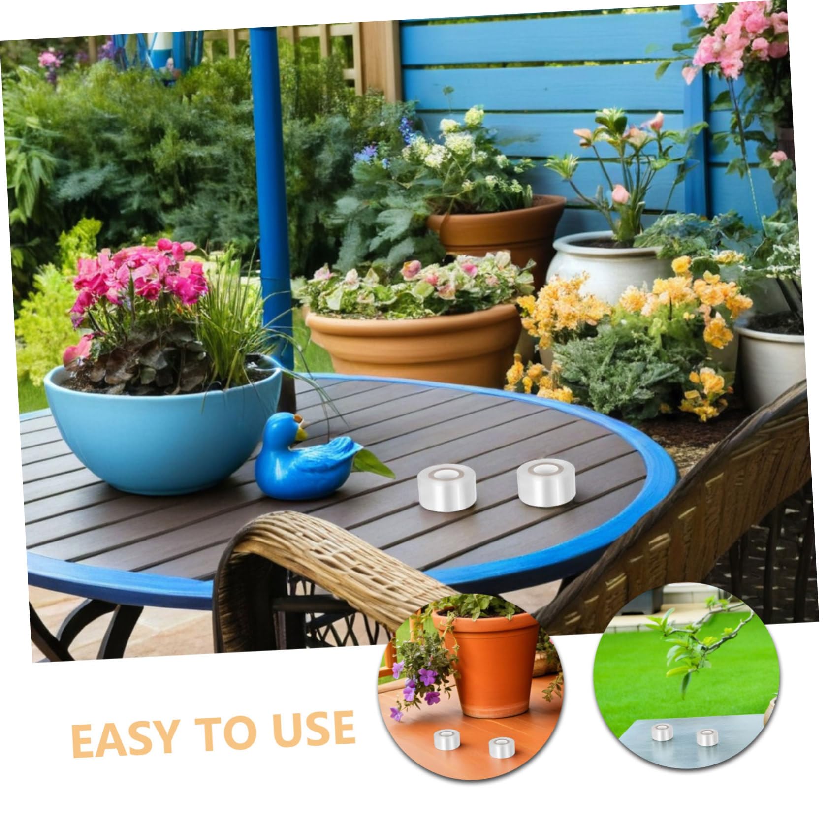 BESTonZON 10 Rollen Transparentes Pe-veredelungsband Dehnbares Wasserdichtes Pflanzenpfropfband für Garten Schutzfolie für Blumen Obstbäume Gemüse Zuverlässiges Veredelungs Reparaturband