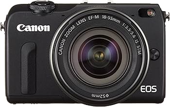 Canon EOS M2 ミラーレスカメラ 18-55mmレンズ付き Amazon | Canon ミラーレス一眼カメラ EOS M2 ダブルレンズキット