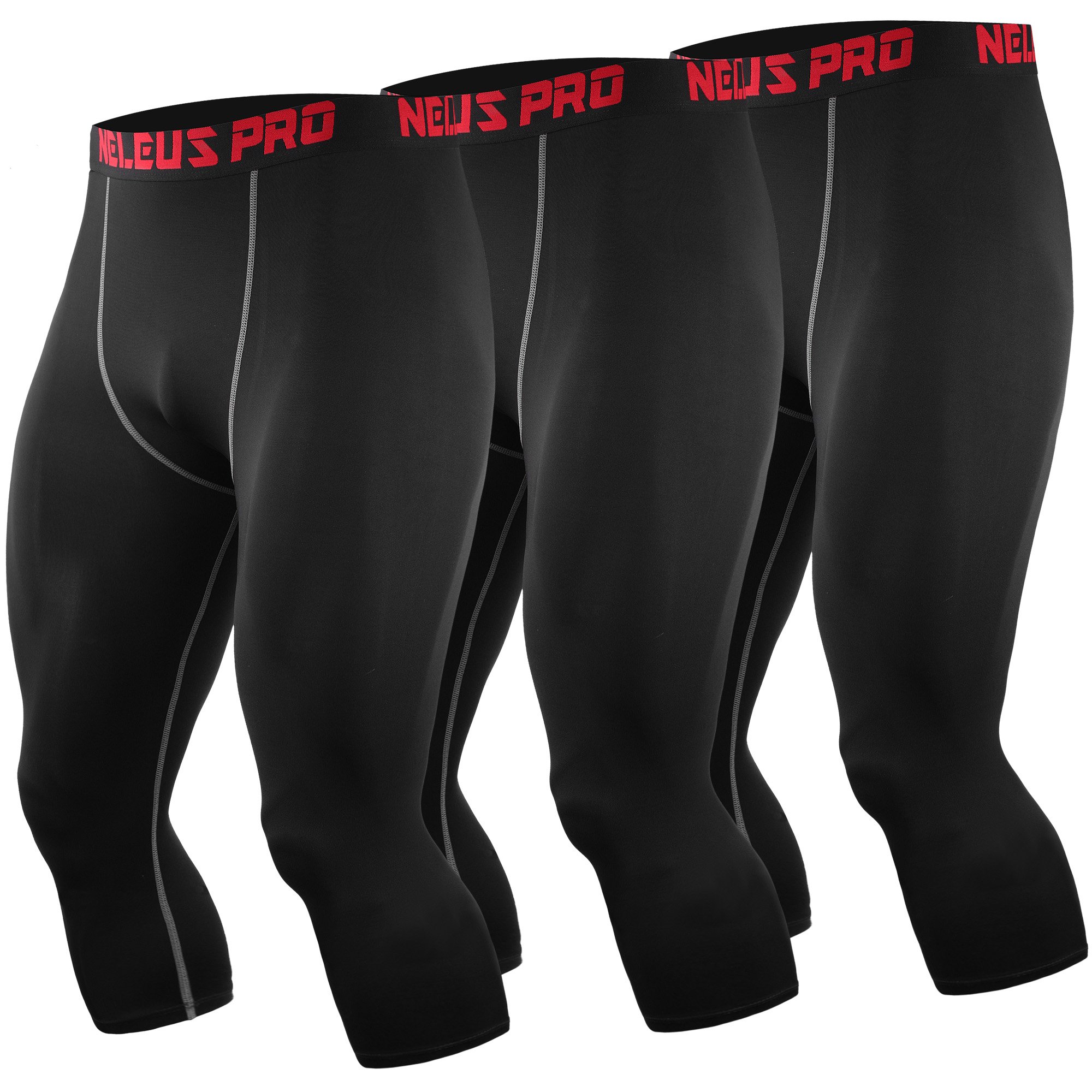 NELEUS Men's Dry Fit Compression Pants Workout Running Leggings