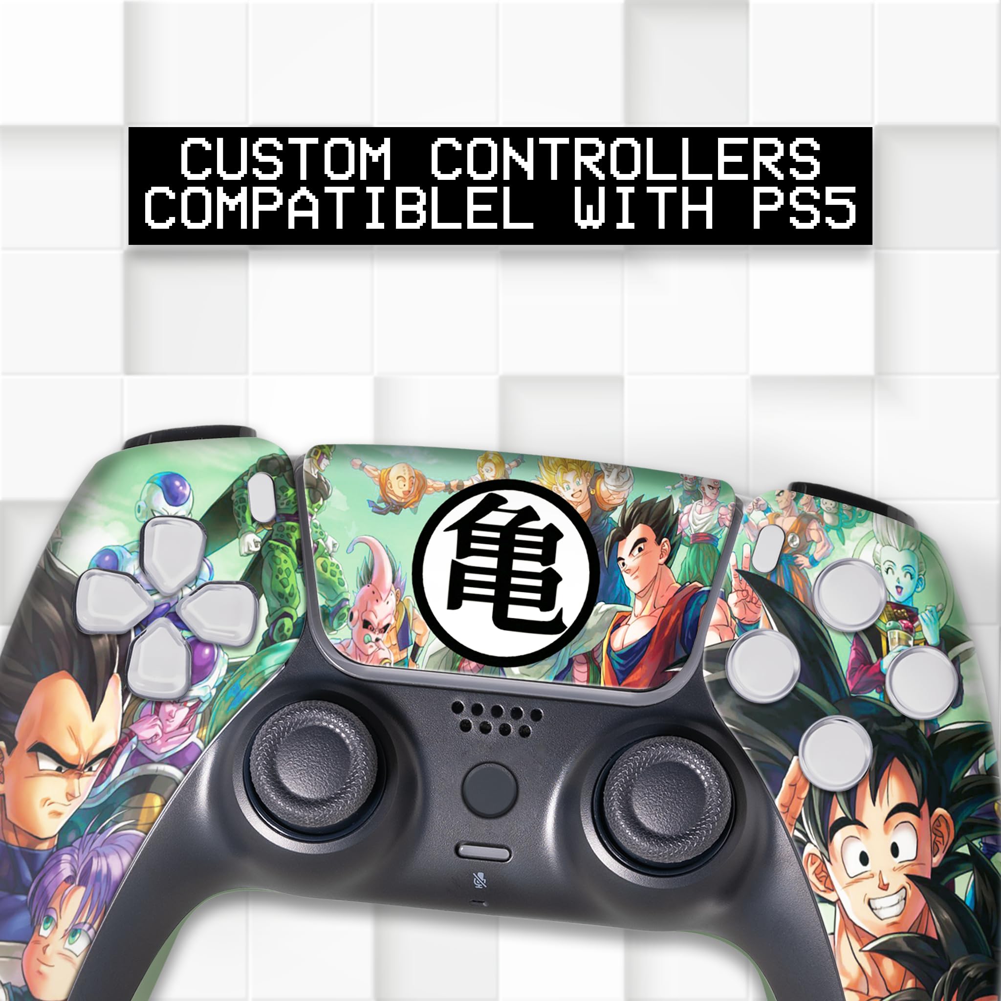 D. B. Z. FAMM Controller PS-5 personalizzato wireless compatibile con console Play-Station 5 di BCB Controllers | Orgogliosamente personalizzato negli Stati Uniti con stampa permanente HYDRO-DIP (non