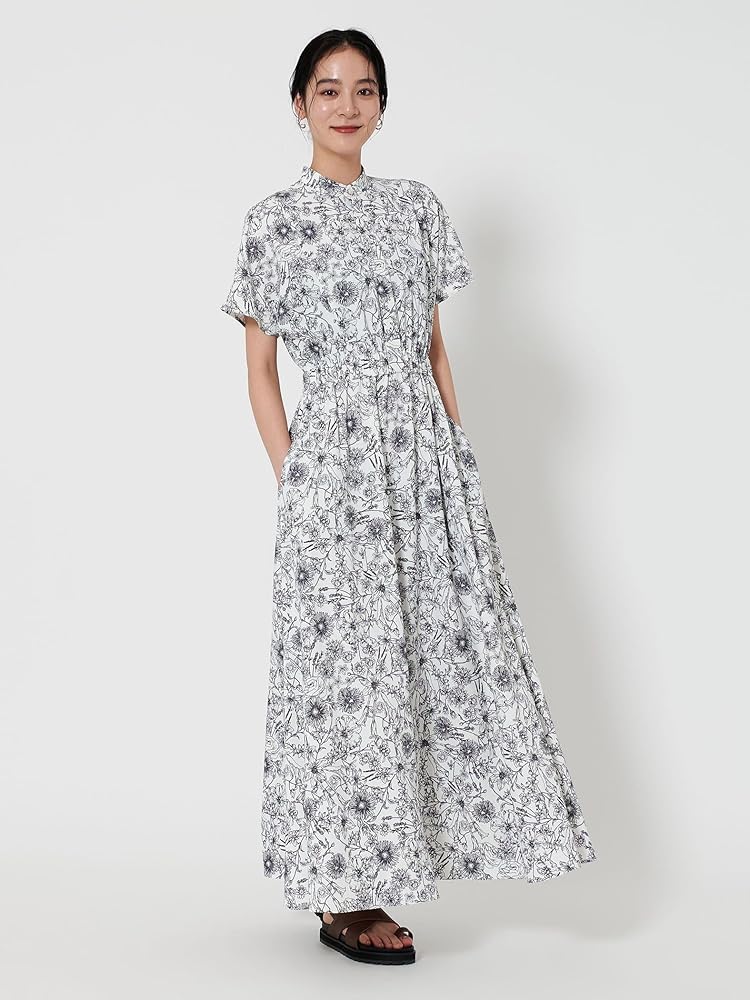 日比谷花壇　スペシャルコラボ　花柄ワンピース 日比谷花壇 スペシャルコラボ 花柄ワンピース BEAUTY&YOUTH