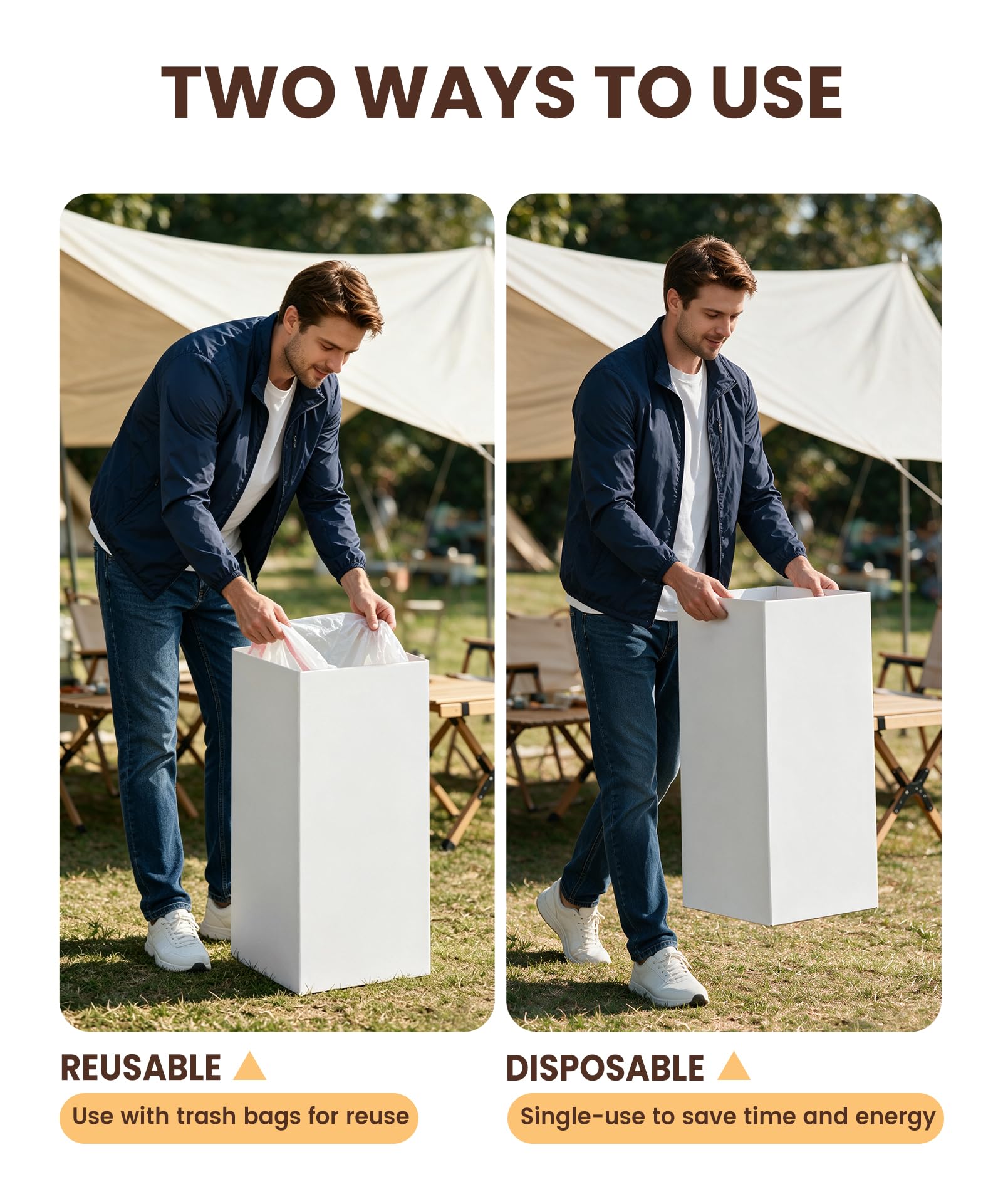 Magicheap 30 Gallon Trash Cans - 4 Pack -2 Magicheap 30 Gallon Trash Cans - 4 Pack -2