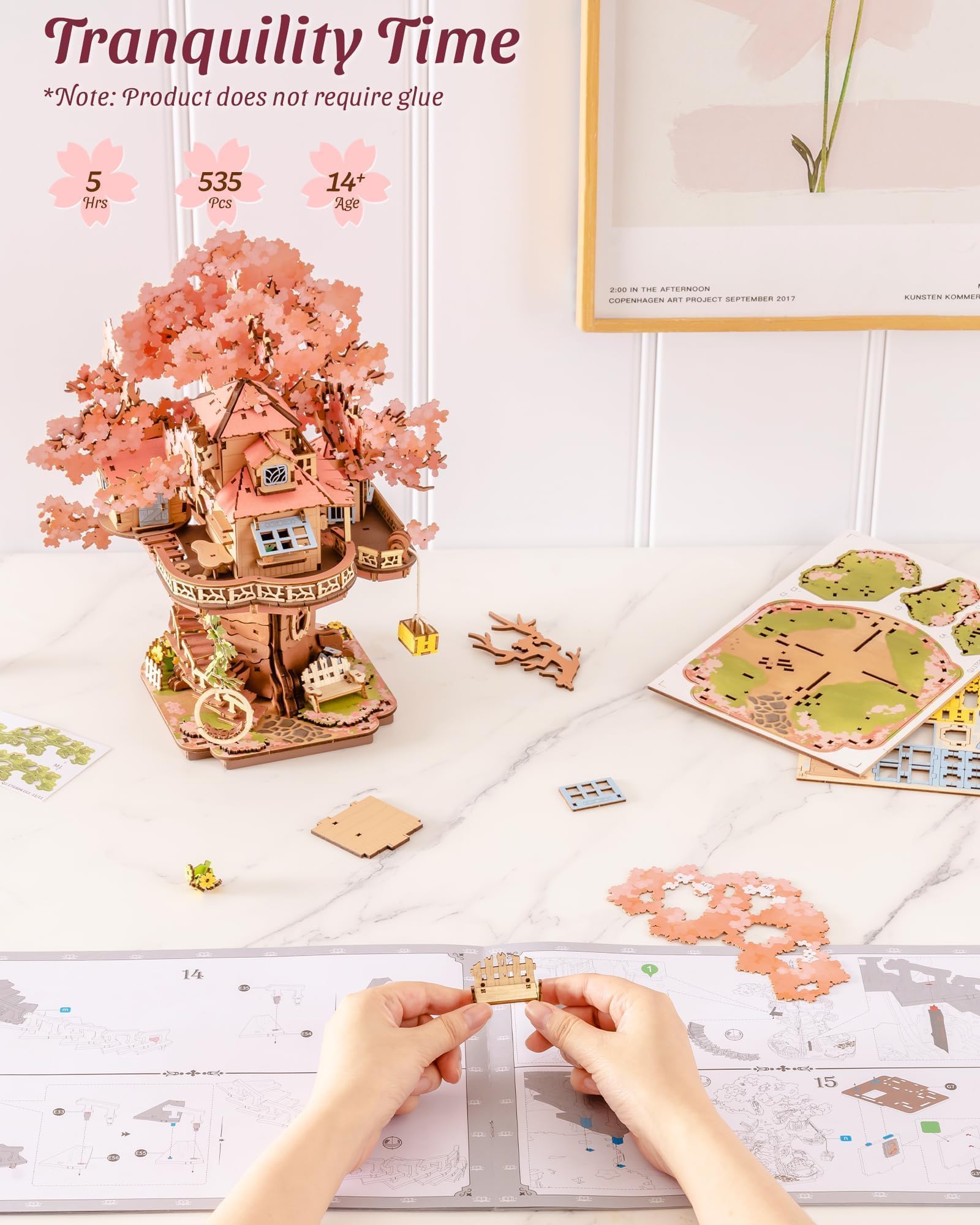 Robotime 3D Houten Puzzel - Uil - Pennenbakje Hobbyspeciaalzaak Bruinink