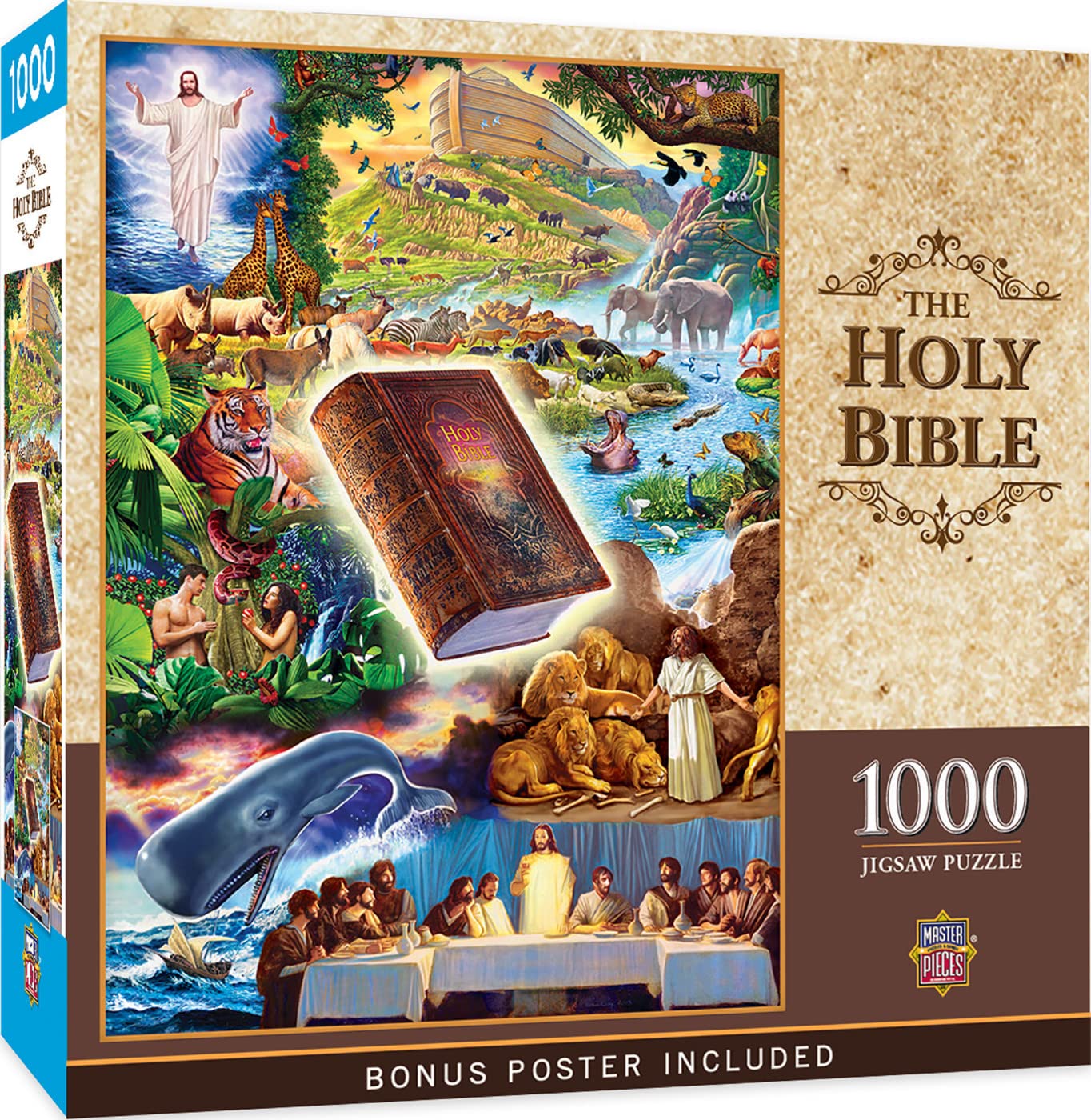 MasterPieces 1000 Piece Jigsaw Puzzle for Adults, Family, Or Youth - Bible Stories - 19.25"x26.75"