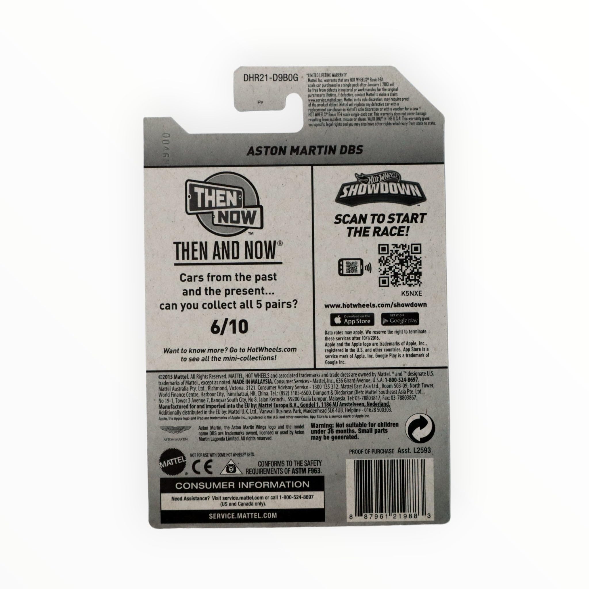 Hot Wheels Aston Martin DBS, Then and Now 6/10 [red] 106/250