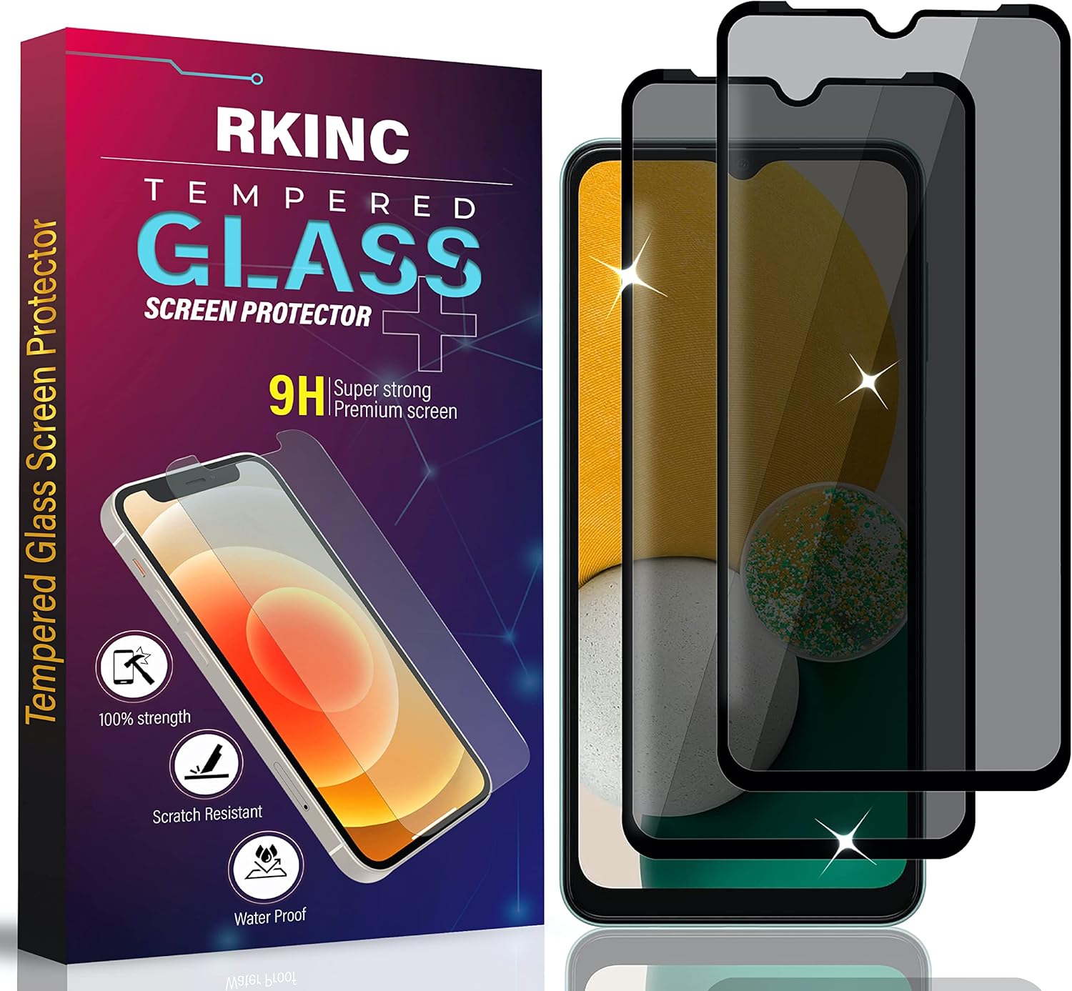 RKINC Screen Protector [2Pack] for Samsung Galaxy A12, Galaxy A32 5G