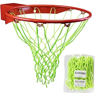 Cannon Sports Heavy Duty Basketball Net Replacement - 21 Inches - 12 Loop Standard Size - Weather Resistant for Indoor/Outdoor Courts - Fits All Standard Rims