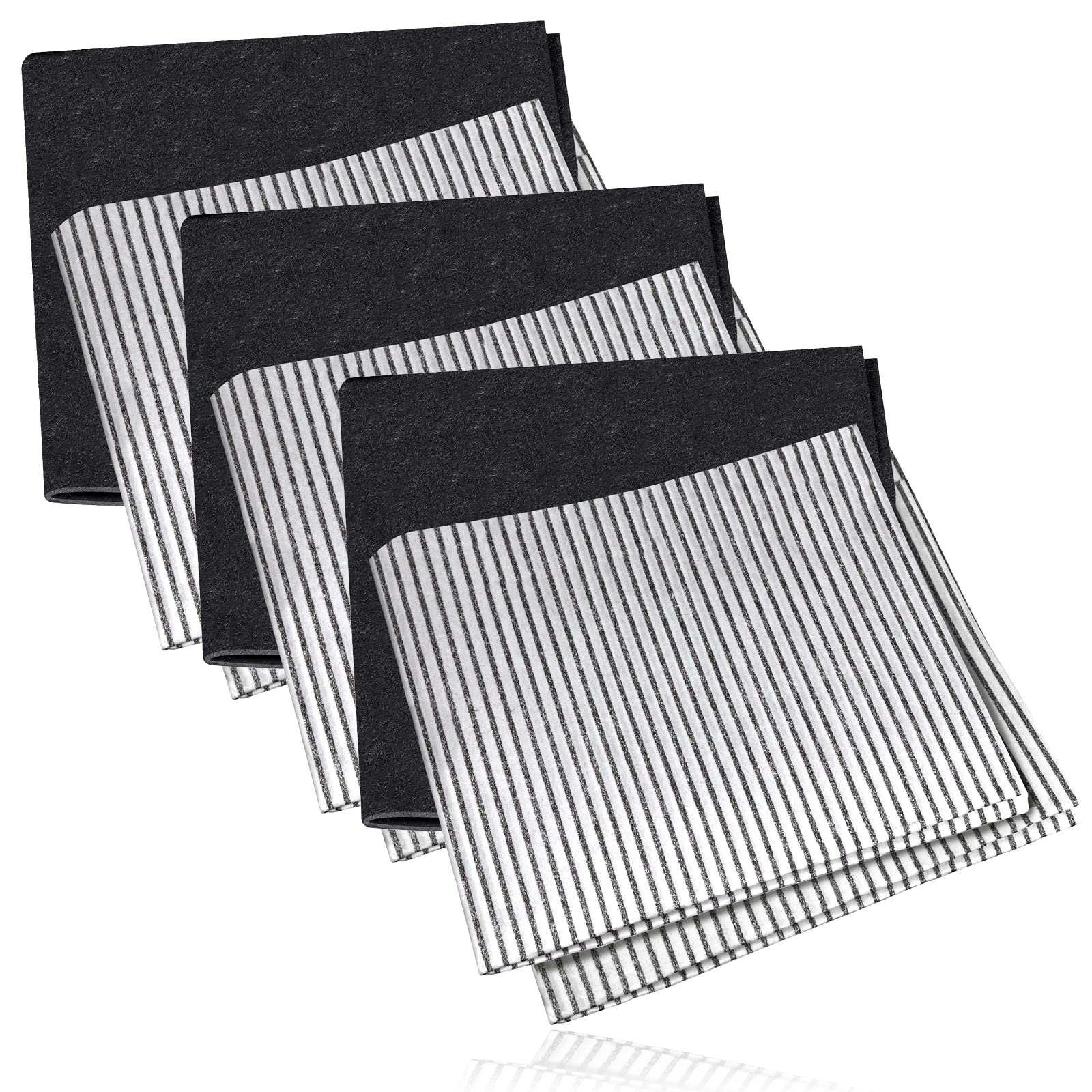 SPARES2GO Cooker Hood Grease Filter Kit for Cooke & Lewis Kitchen Extractor Fan Vent (6 x Grease, 3 x Carbon Filters)
