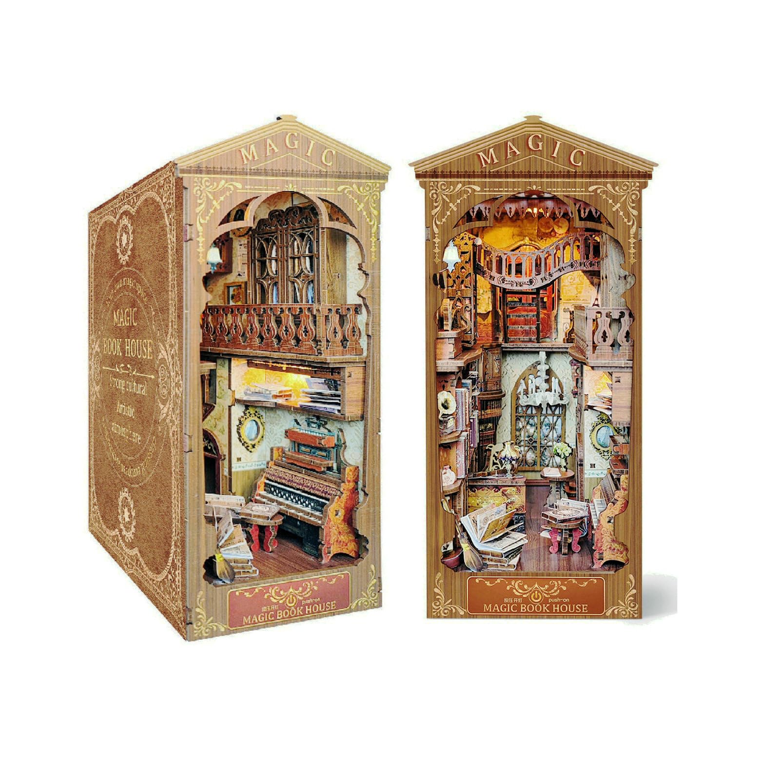 Cuteefun Doe-het-zelf miniatuurhuis om te bouwen, miniatuur