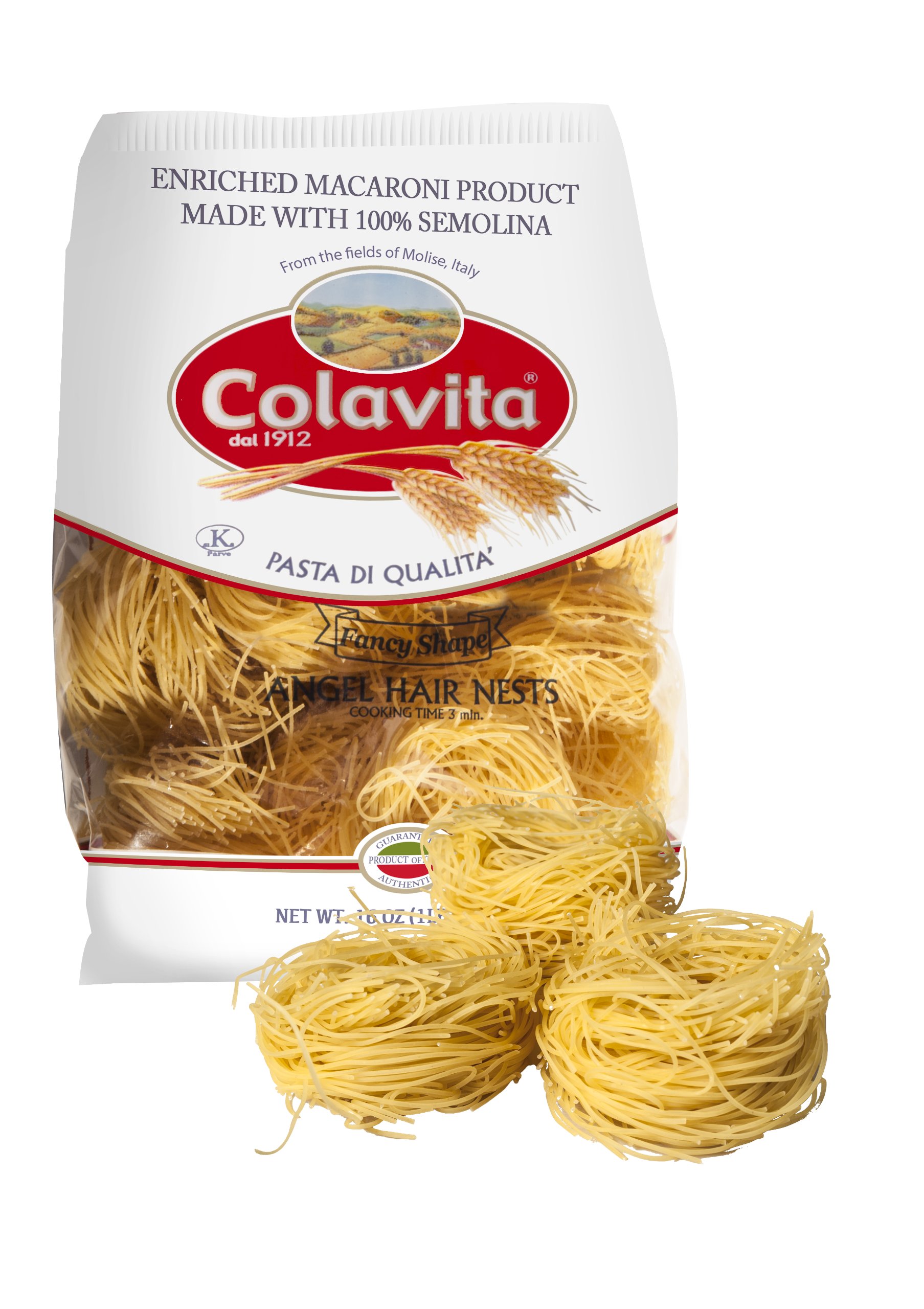 Colavita Pappardelle Nest Pasta, 16-Ounce Boxes (Pack of 10)
