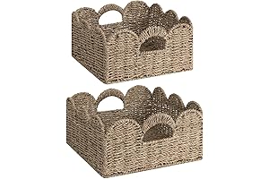 Storage Rattan Storage Cube for Efficient Tidy Organizing
