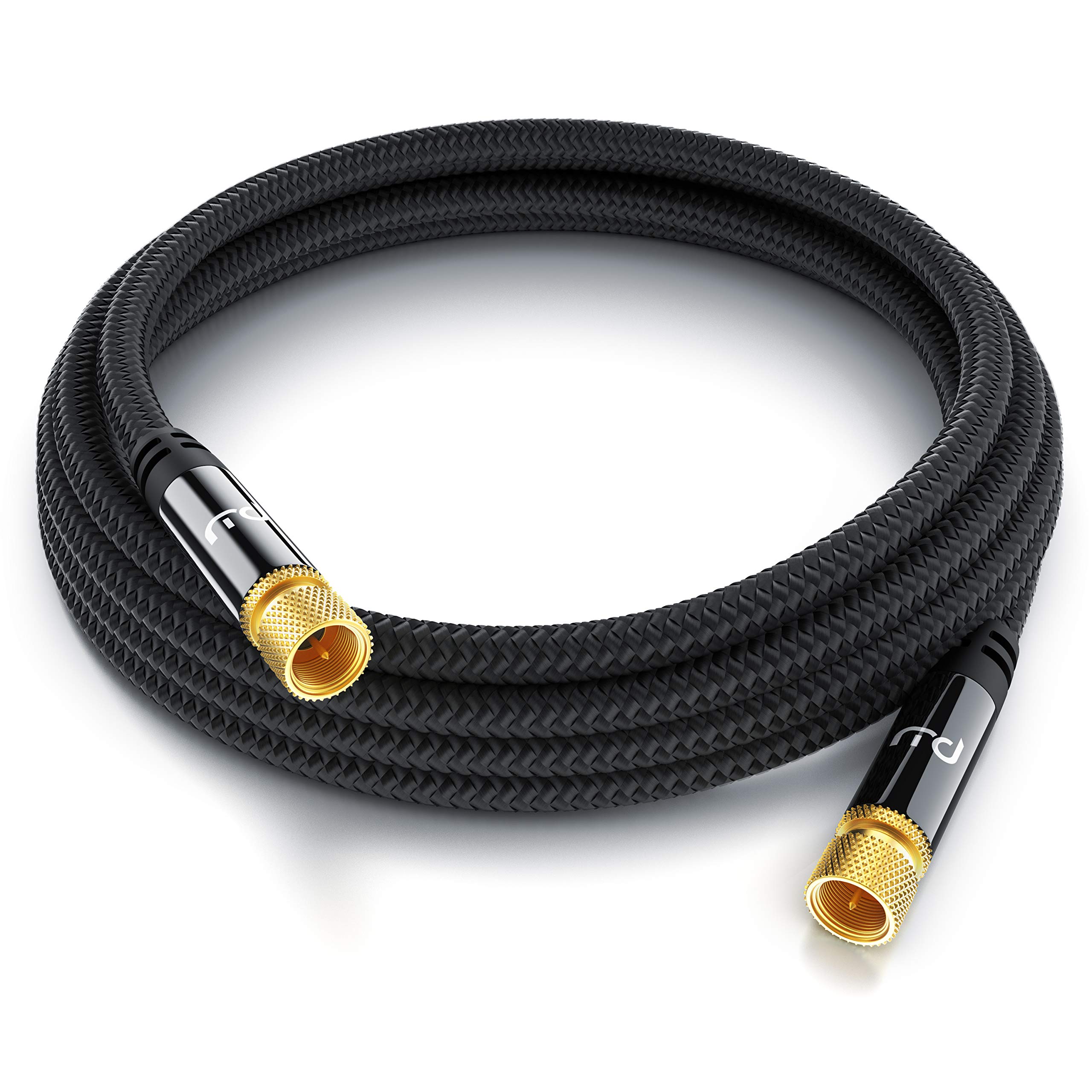CSL Kabel Satelitarny HDTV Z Plecionką 135 Db 75 Omów - Wtyczka F Do Wtyczki F - Koncentryczny Antenowy Do Radio DVB-T2 UKW DAB