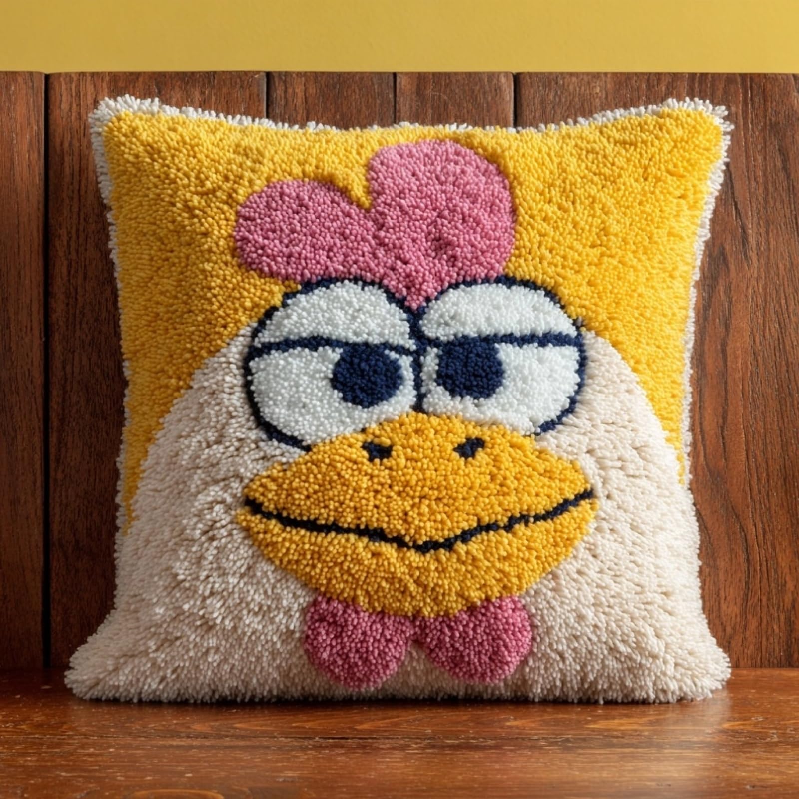 AxiangziK Latch Hook Pillow Kits for Beginners,Chicken