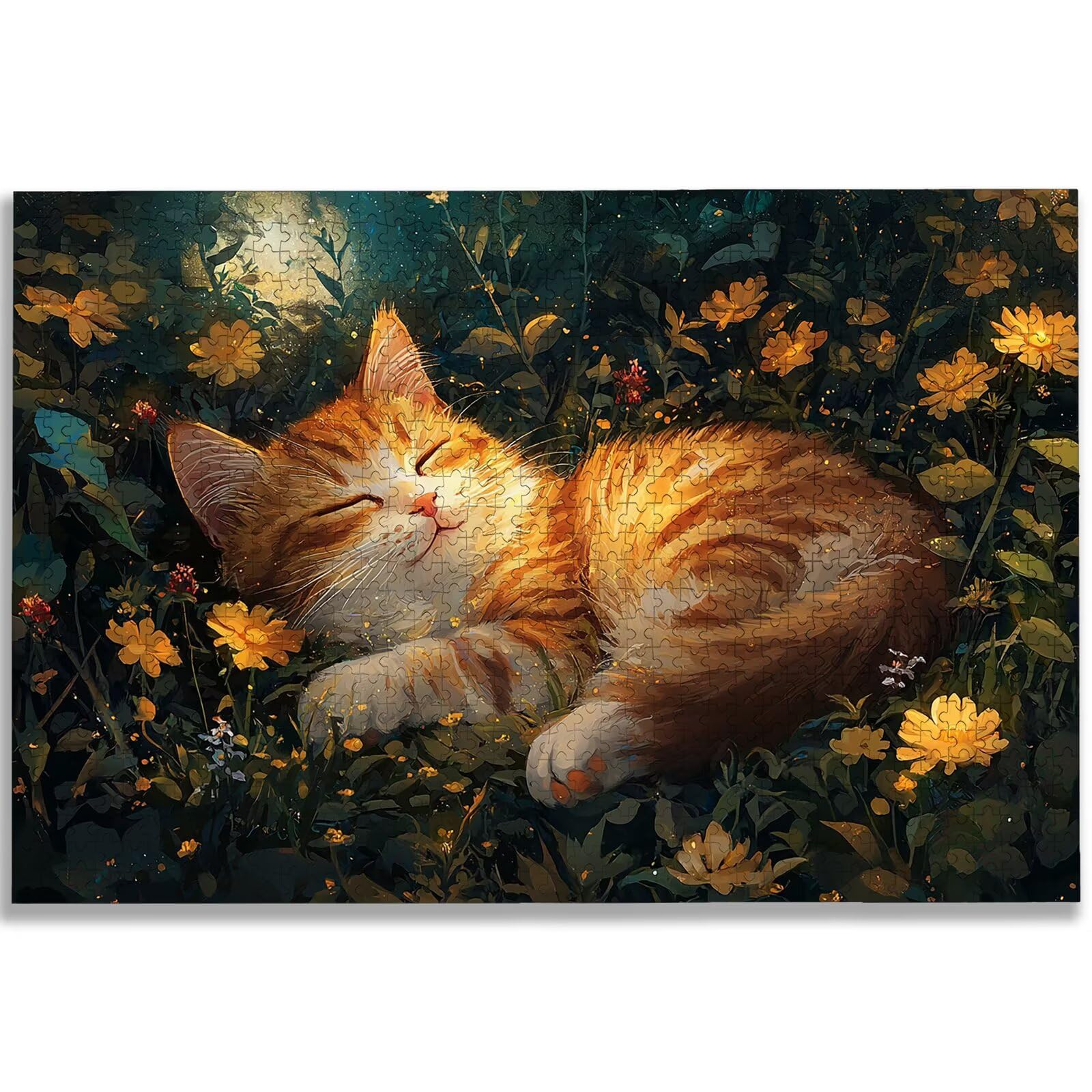 Puzzle 1000 elementów, kwiat, 1000 elementów, dla dorosłych, drewniane puzzle dla dorosłych, z ekskluzywnym pudełkiem na opakowanie, klasyczne puzzle dla całej rodziny, duże puzzle na prezenty
