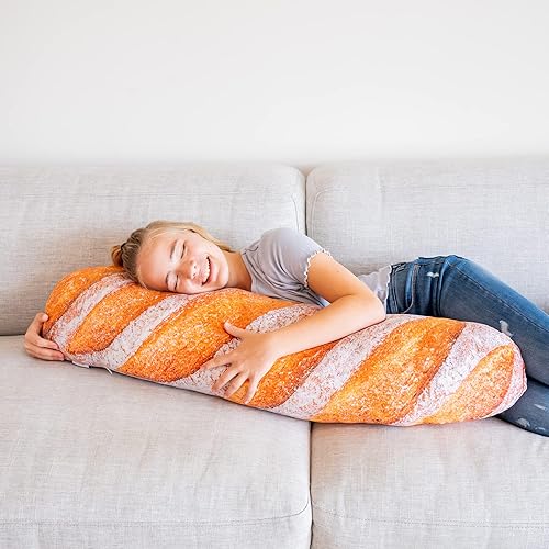 Miniatura 3 de Much Comfort Almohada rústica 3D de 42 pulgadas hecha con tela súper suave y ultra premium cojín de peluche para decoración del hogar el mejor