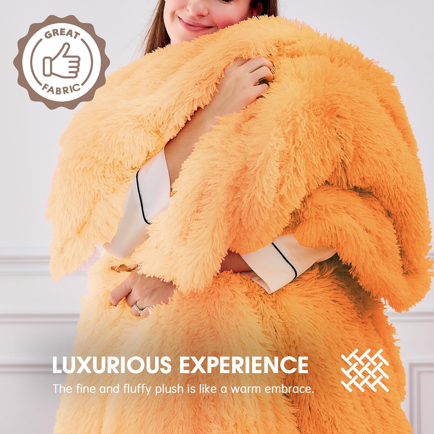 Heated Electric Blanket Throw–Faux Fur with Soft Thick Sherpa,Warm Winter Birthday Gifts for Women Grandma，10 Heat Settings,5 Time Settings with Fast Heating, 50x60, Cocoa Brown