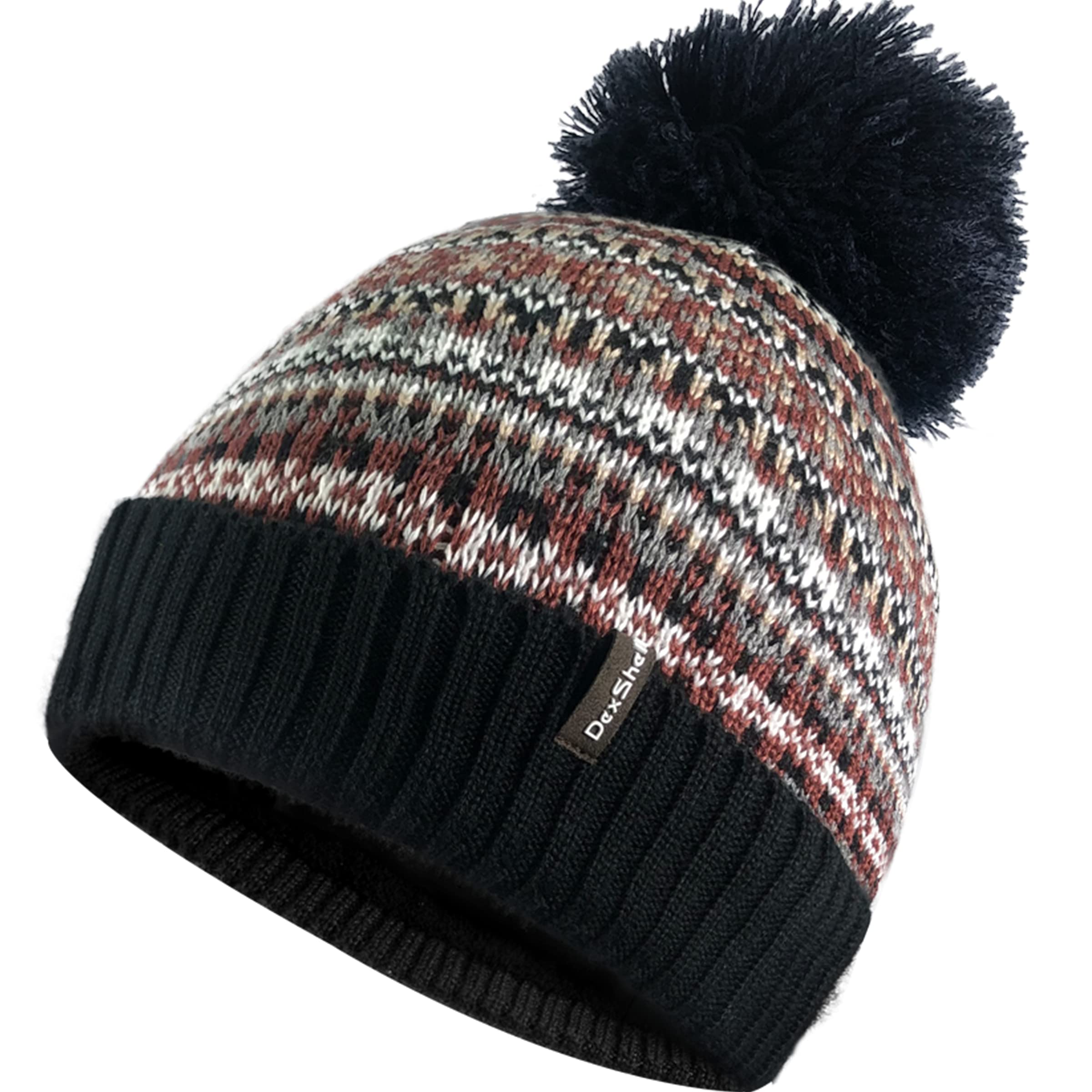 Dexshell Bohemian Fair Isle Pompom Beanie - Ss24