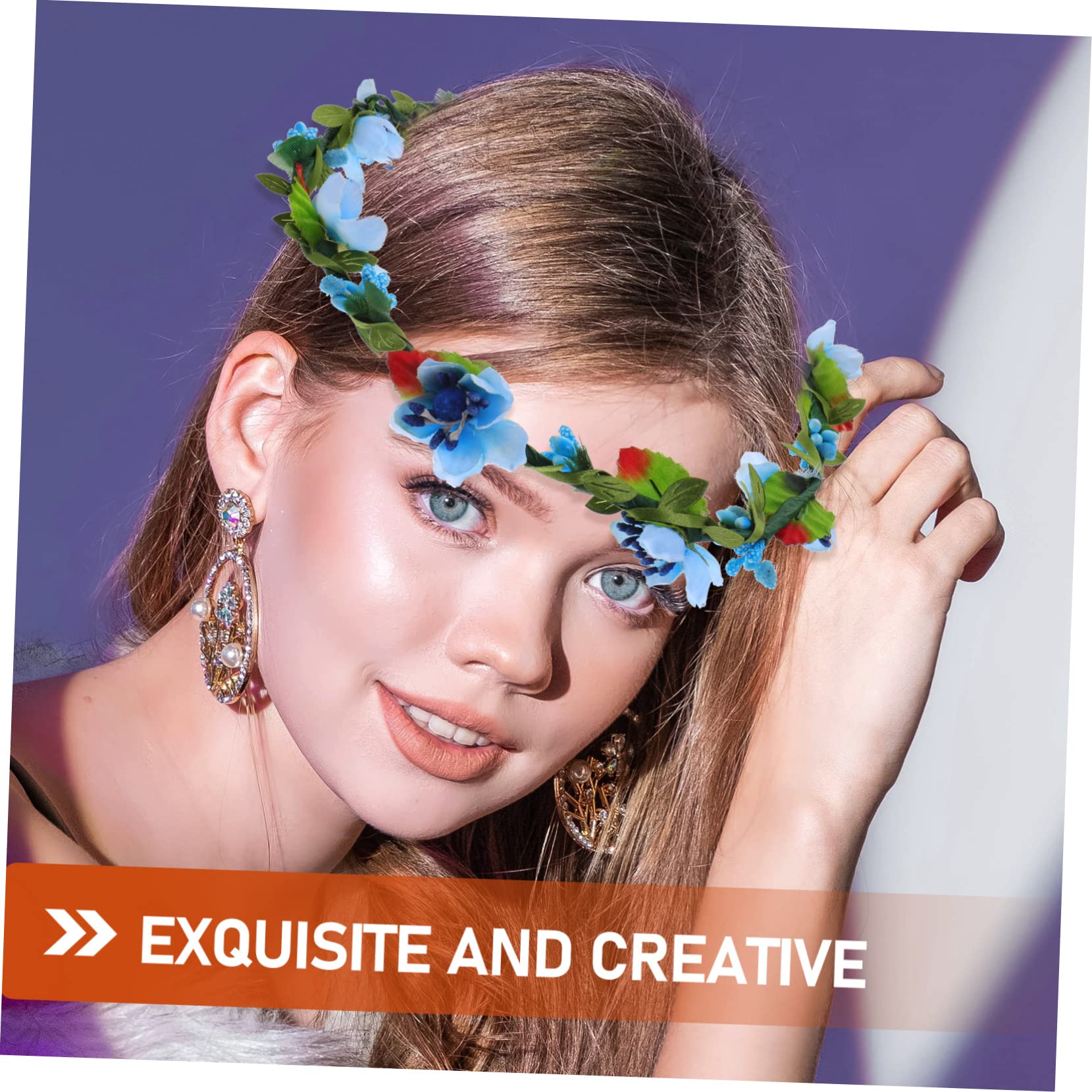 SOIMISS 18stücke Teiliges Blumenkronen Hochzeiten Elegante Haarkränze Mit Lebendigen Farben Für Bräute Brautjungfern Und Blumenmädchen Für Hochzeitsfeiern Und Fotoshootings