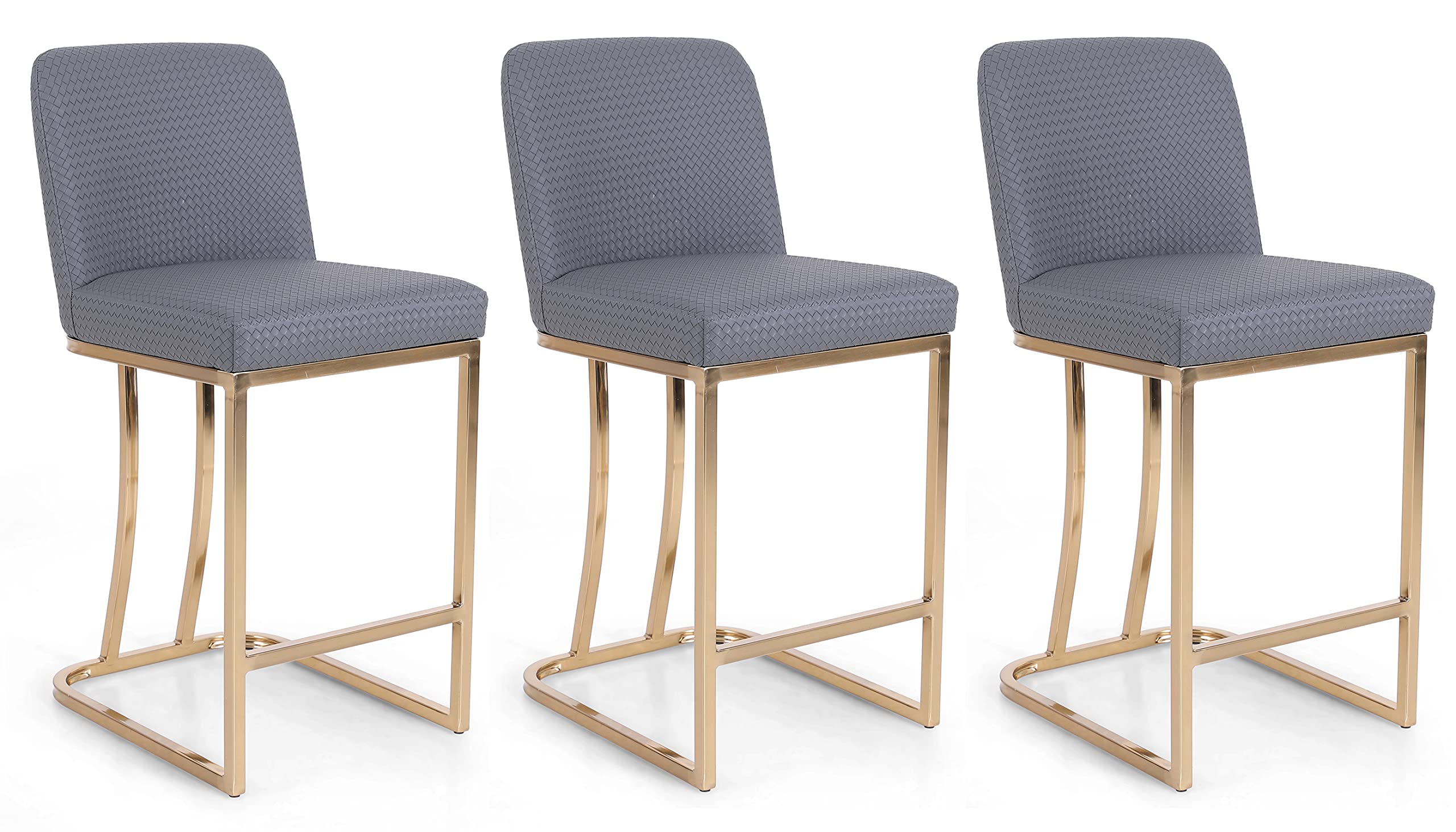 Buy MAISON ARTS Counter Height Bar Stools Set of 3 with Back for