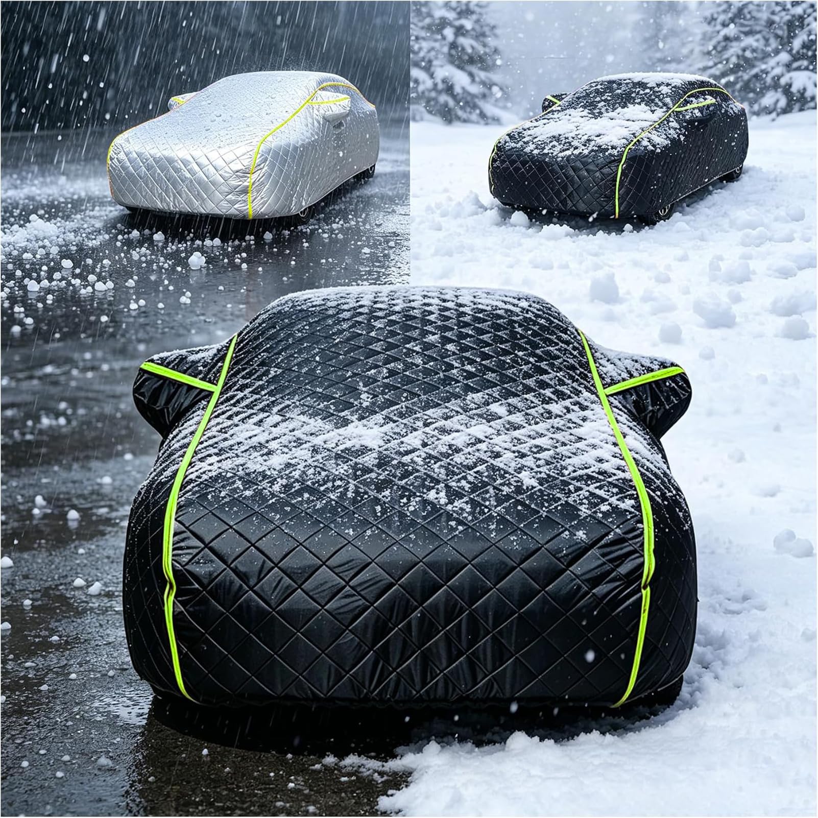 Telo Copriauto Antigrandine per Lynk & Co 01 (2017-2024), Copertura Auto Completa Esterno Antigraffio Antipolvere Anti Vento, Telo Antigrandine per Auto Resistente a Pioggia Neve