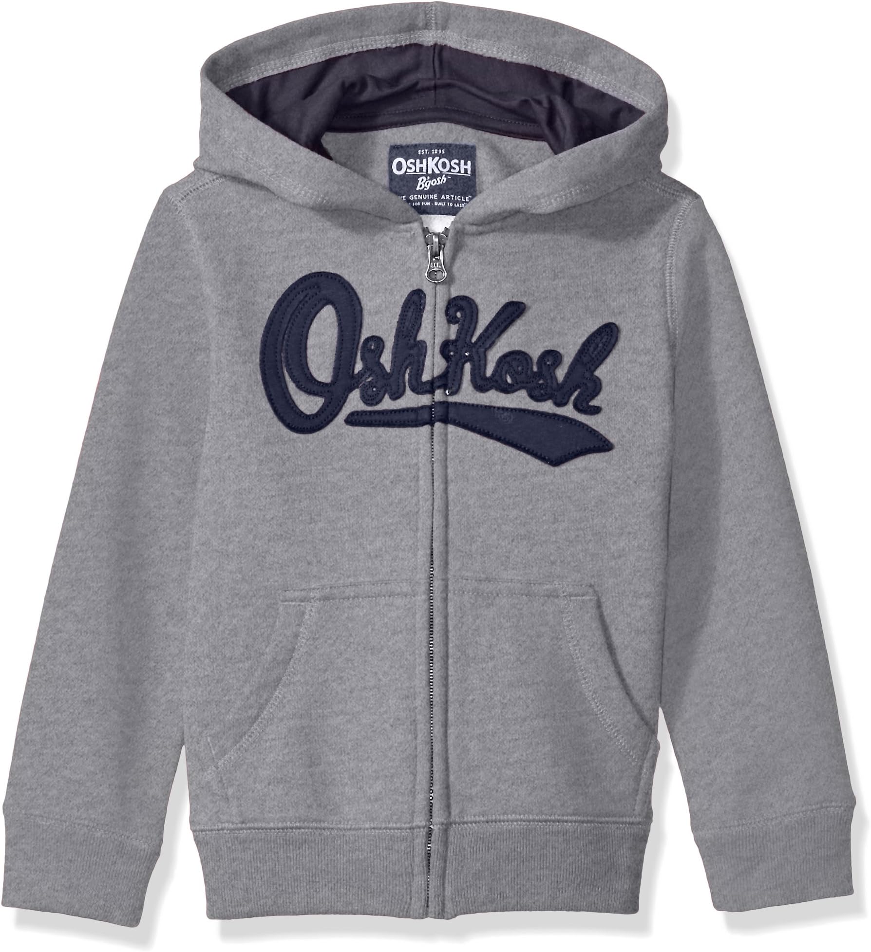 Boys' Hooded Sweatshirt, Navy