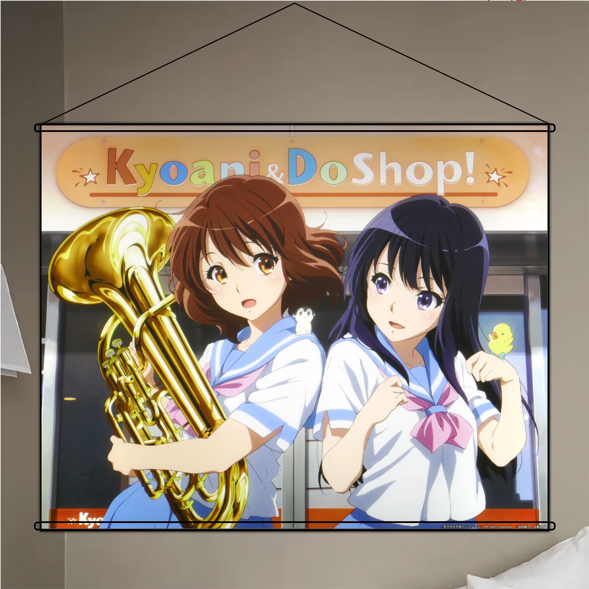 響け!ユーフォニアム 黄前久美子 高坂麗奈 等身大タペストリー