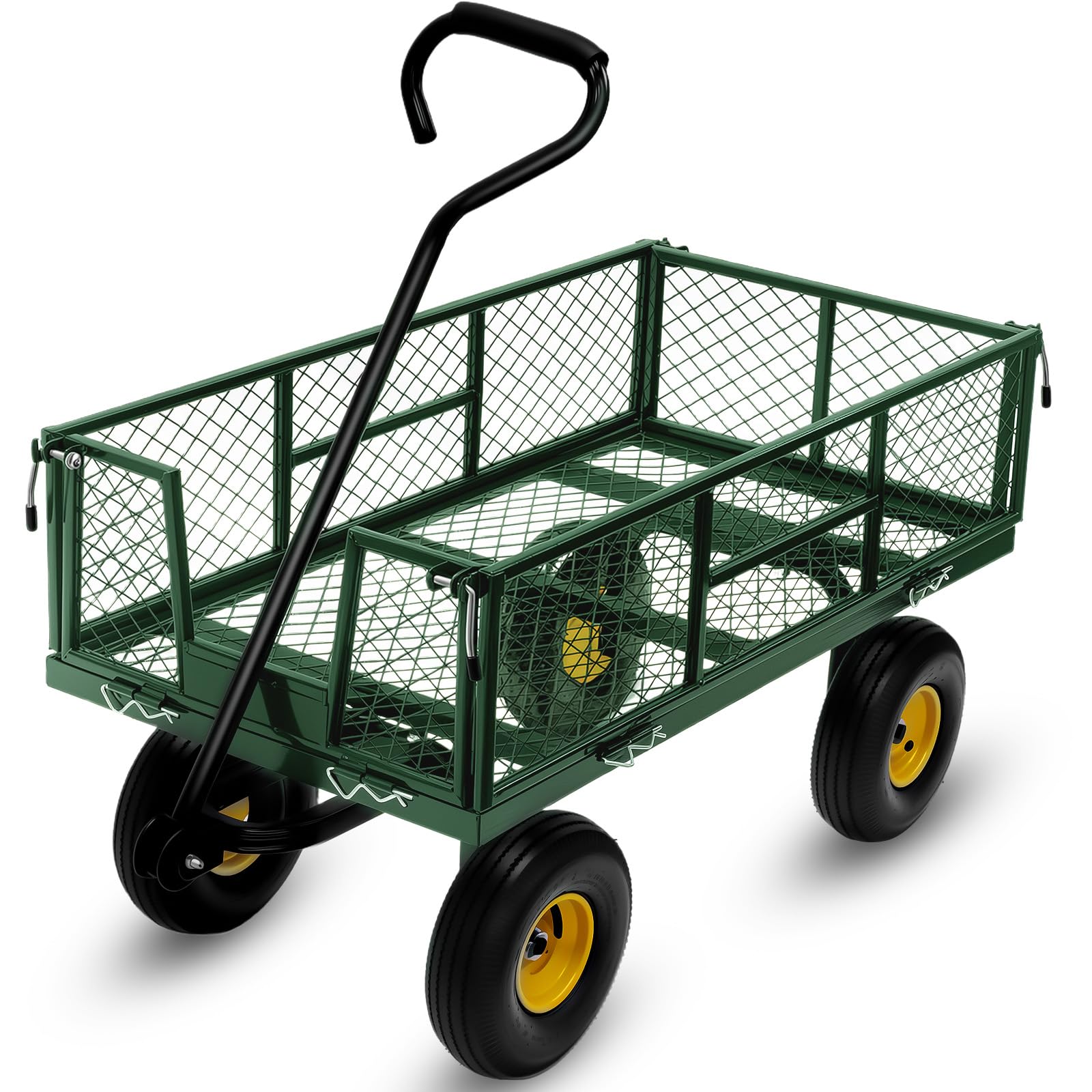 YLWSHRNT Steel Garden Cart