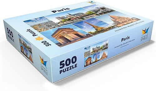 Miniatura 3 de Paris - Notre Dame, Torre Eiffel y Sacre Coeur - Rompecabezas prémium de 500 piezas para adultos