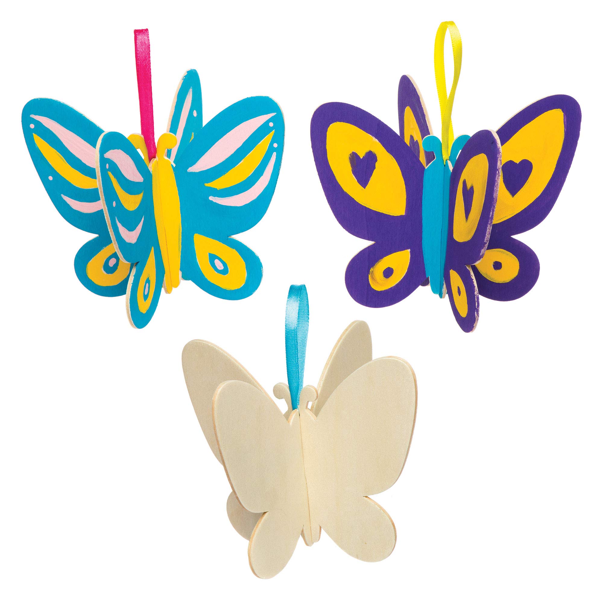 Baker Ross Kits Décoration Papillons De Nuit – Lot De 8, Mousse Autocollante, Dès 3 Ans, Activité Manuelle