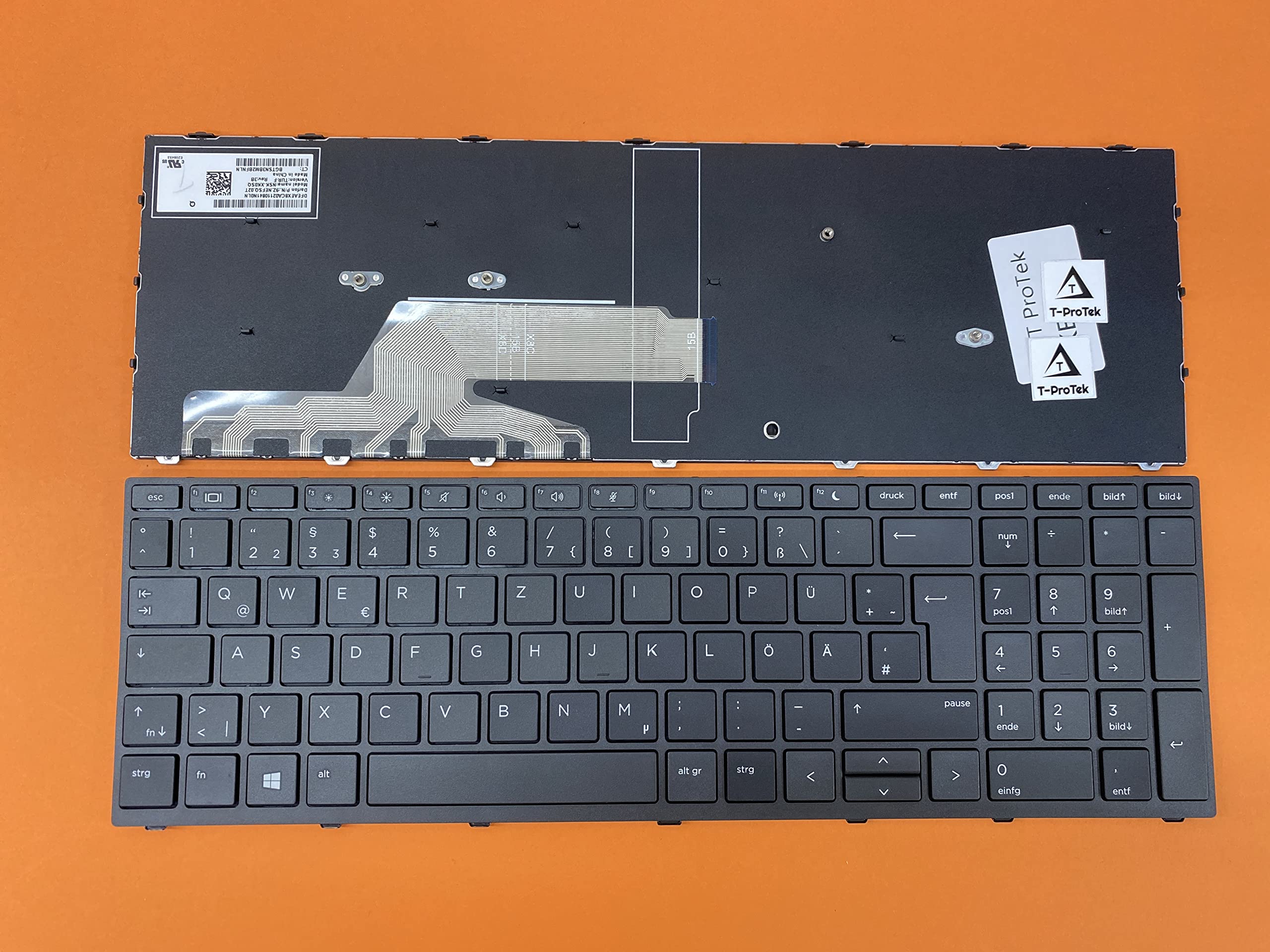 DEUTSCHE - Tastatur Keyboard kompatibel für HP ProBook 470 G5 (2UB61EA)