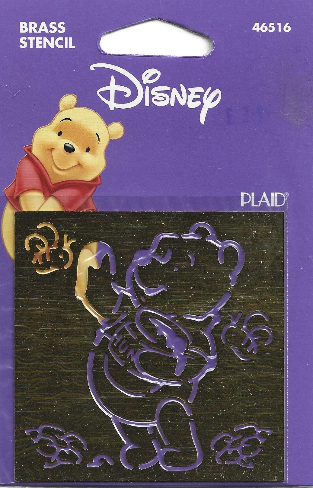 Disney Brass Stencil Winnie the Pooh 46516