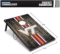 Vista 62 de Wild Sports NCAA 2' x 3' MDF Deluxe Cornhole Set - with Corners and Aprons
