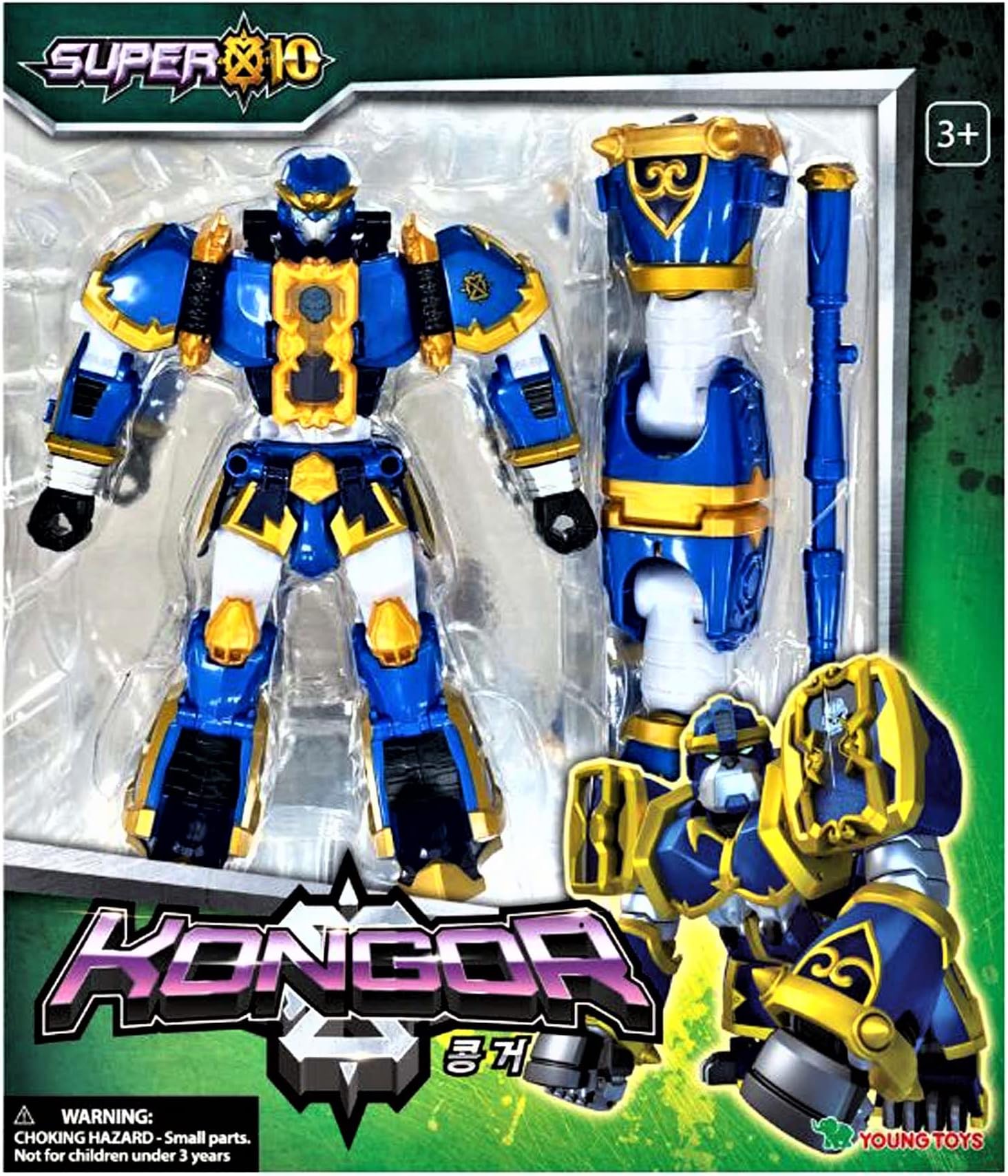 SUPER 10 KONGOR King Kong Gorilla Son Goku Transforming Robot Figure