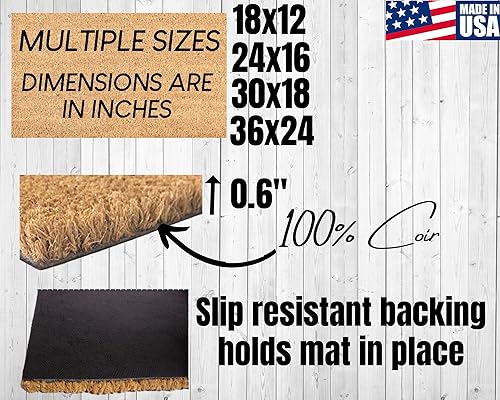 Miniatura 4 de Check Ya Vibe Before You Come Inside Entrance Door Mat  Funny Gift  Funny Doormat  Closing Gift  Welcome Doormat  Front Door (24X16)