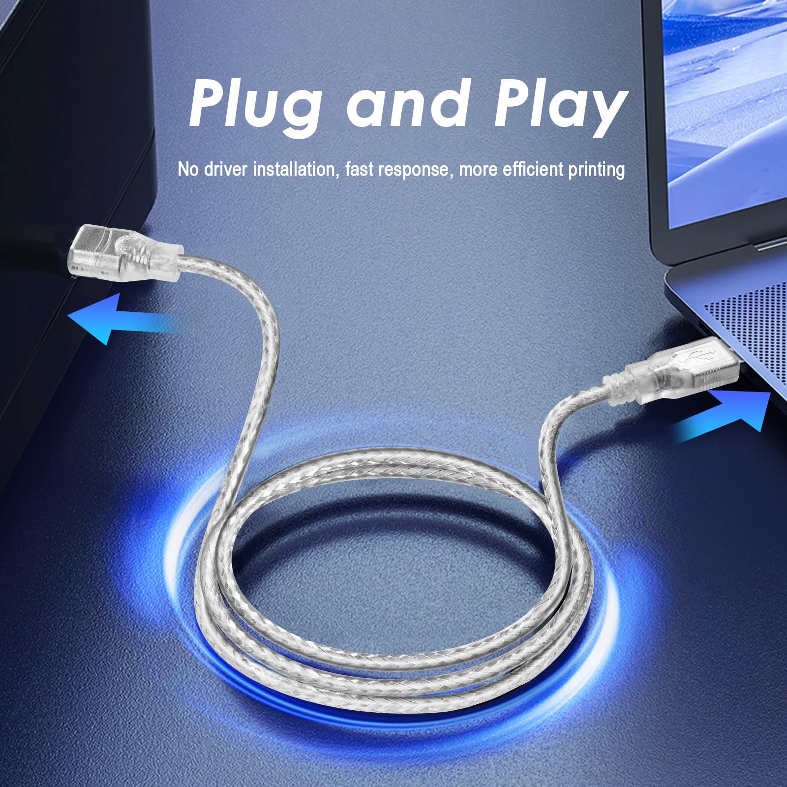 Herfair Cavo FireWire IEEE 1394, da USB a 6 pin maschio a maschio, adattatore dati, convertitore iLink FireWire 400 DV per laptop e videocamera, cavo DV a computer, 1,8