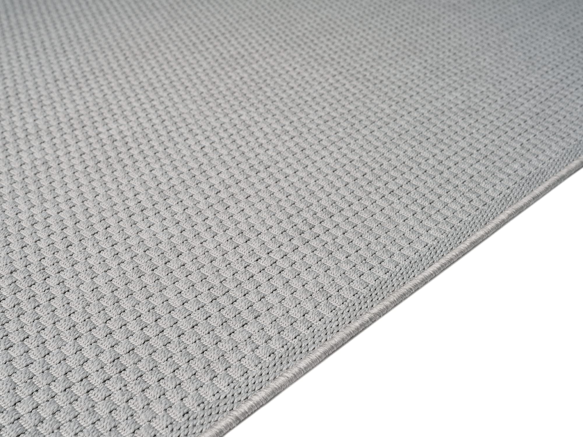 the carpet Toulouse - In- und Outdoor Teppich für Wohnzimmer und Küche - Pflegeleicht, Wasserabweisend, Robust und Strapazierfähig, Grau, 160 x 220 cm