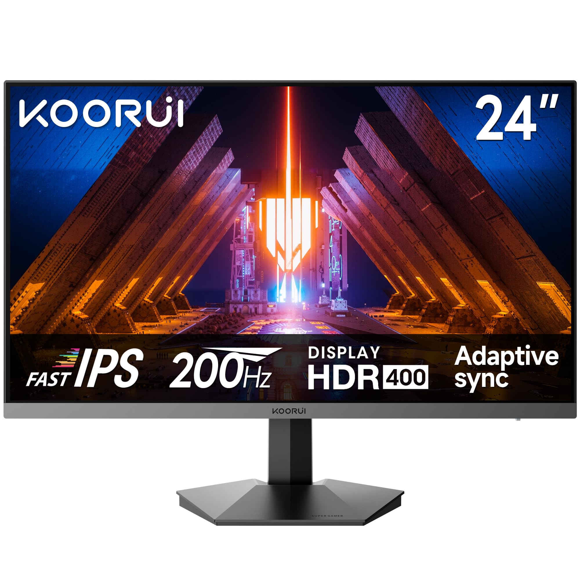 Amazon.com: KOORUI 24 inch Gaming Monitor, Fast IPS, 200Hz FHD