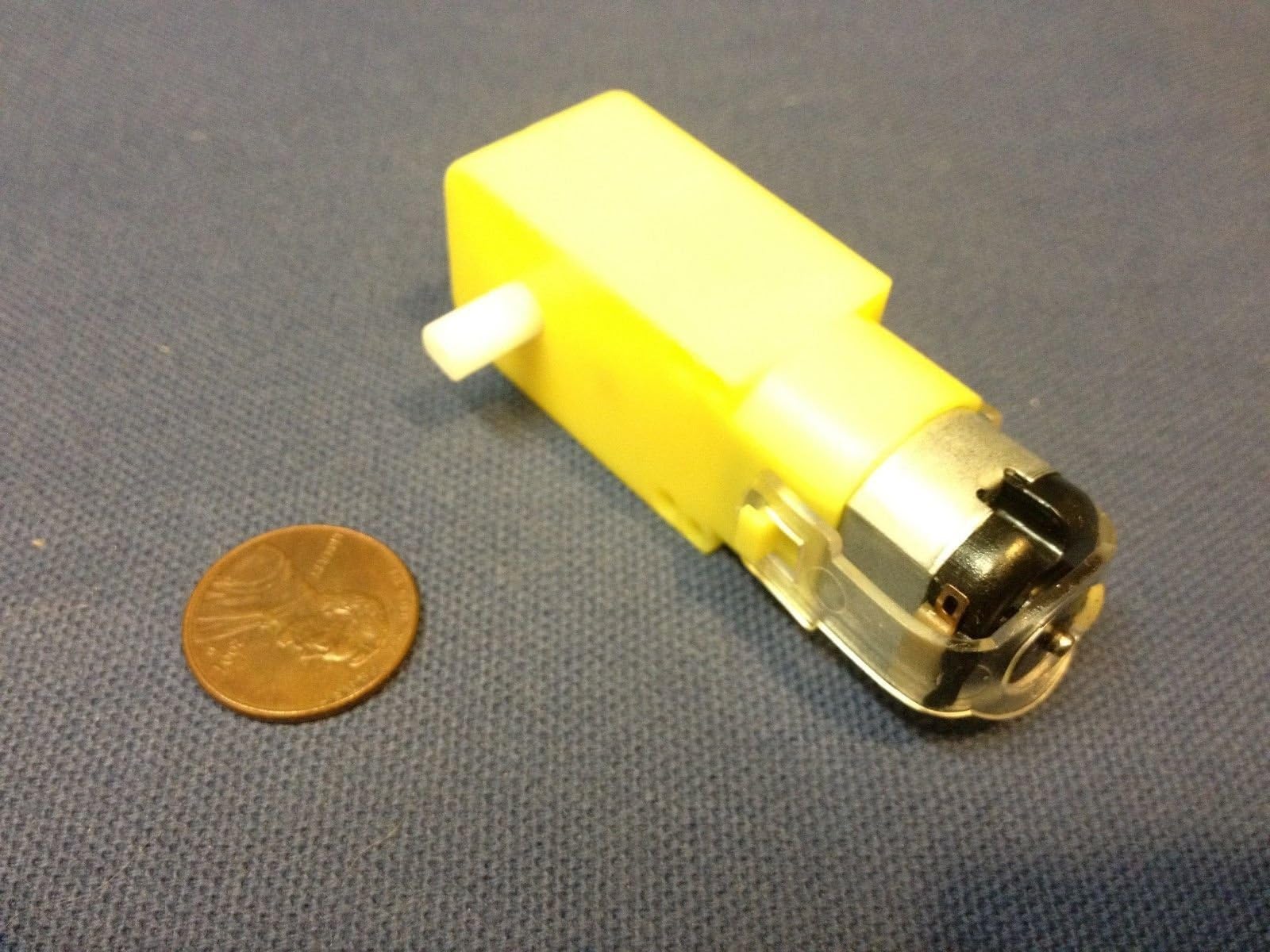 6V DC 160mA 100RPM Dual Shaft Car Toy Reduced Gear Motor Yellow c13