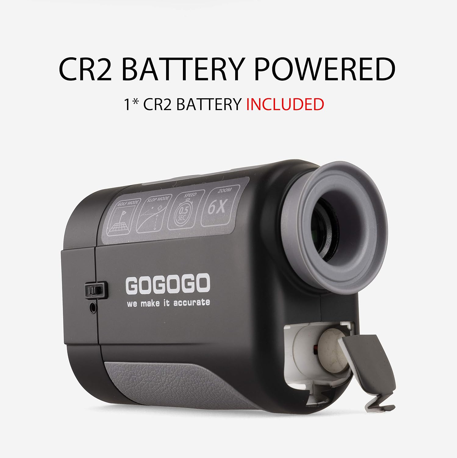 Gogogo Sport Vpro Golf & Hunting Range Finder - Laser Rangefinder for Distance Measuring with High-Precision Flag Pole Locking Vibration Function︱Slope Mode Continuous Scan : Sports & Outdoors