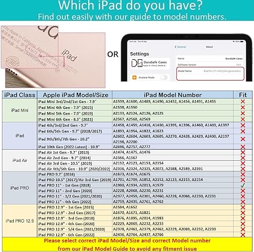 Miniatura 2 de DuraSafe Cases Funda protectora transparente de TPU flexible para iPad PRO de 11 pulgadas, 1 generación, A1980, A1934, A2013, A1979, ligera,