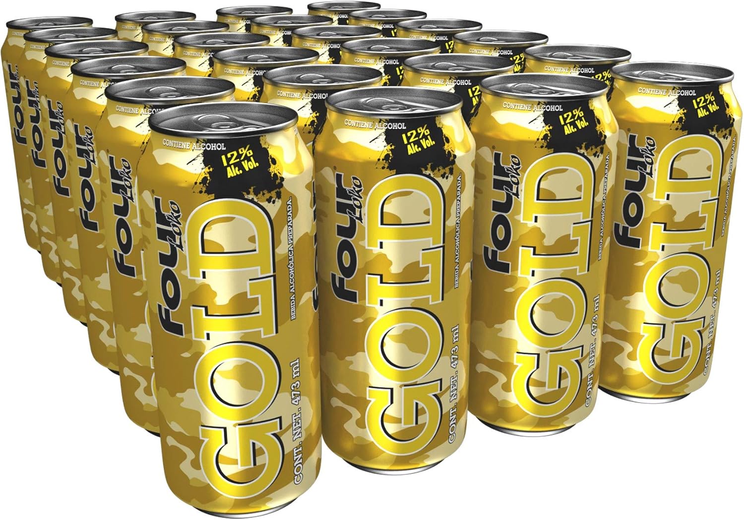 24PACK FOUR LOKO RTD GOLD 473ML Alimentos y Bebidas
